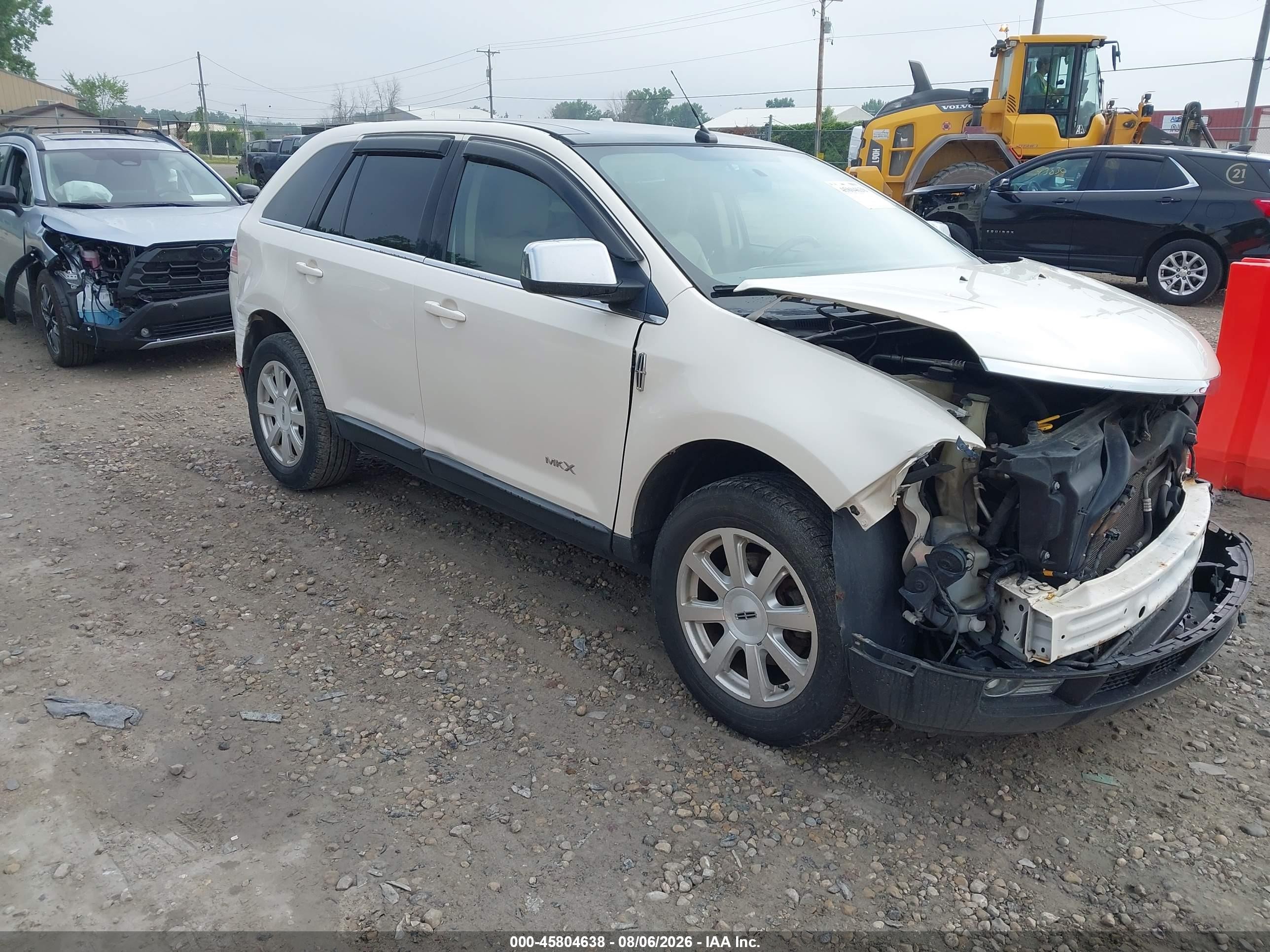 2008 Lincoln Mkx   Beige vin: 2LMDU68C48BJ12740