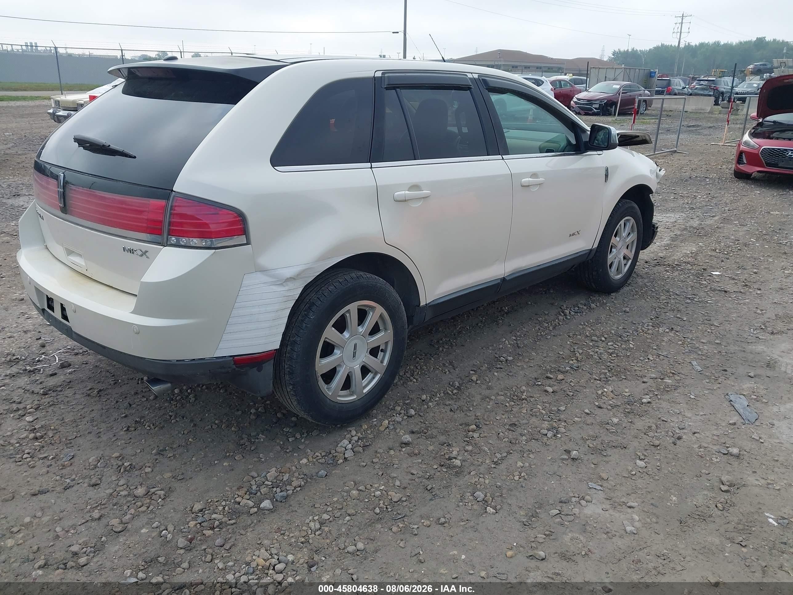2008 Lincoln Mkx   Beige vin: 2LMDU68C48BJ12740