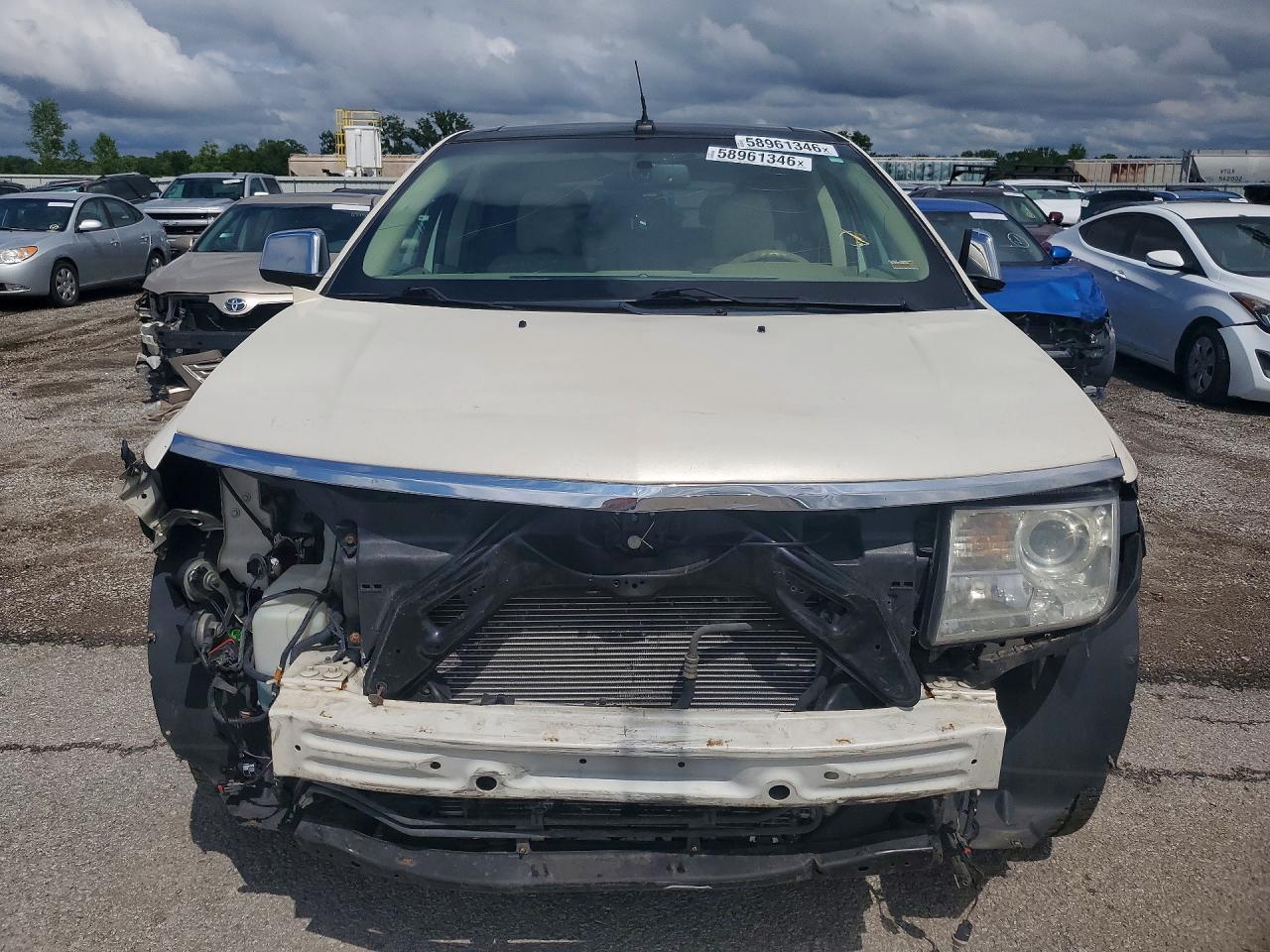 2007 Lincoln Mkx White vin: 2LMDU68C57BJ37676