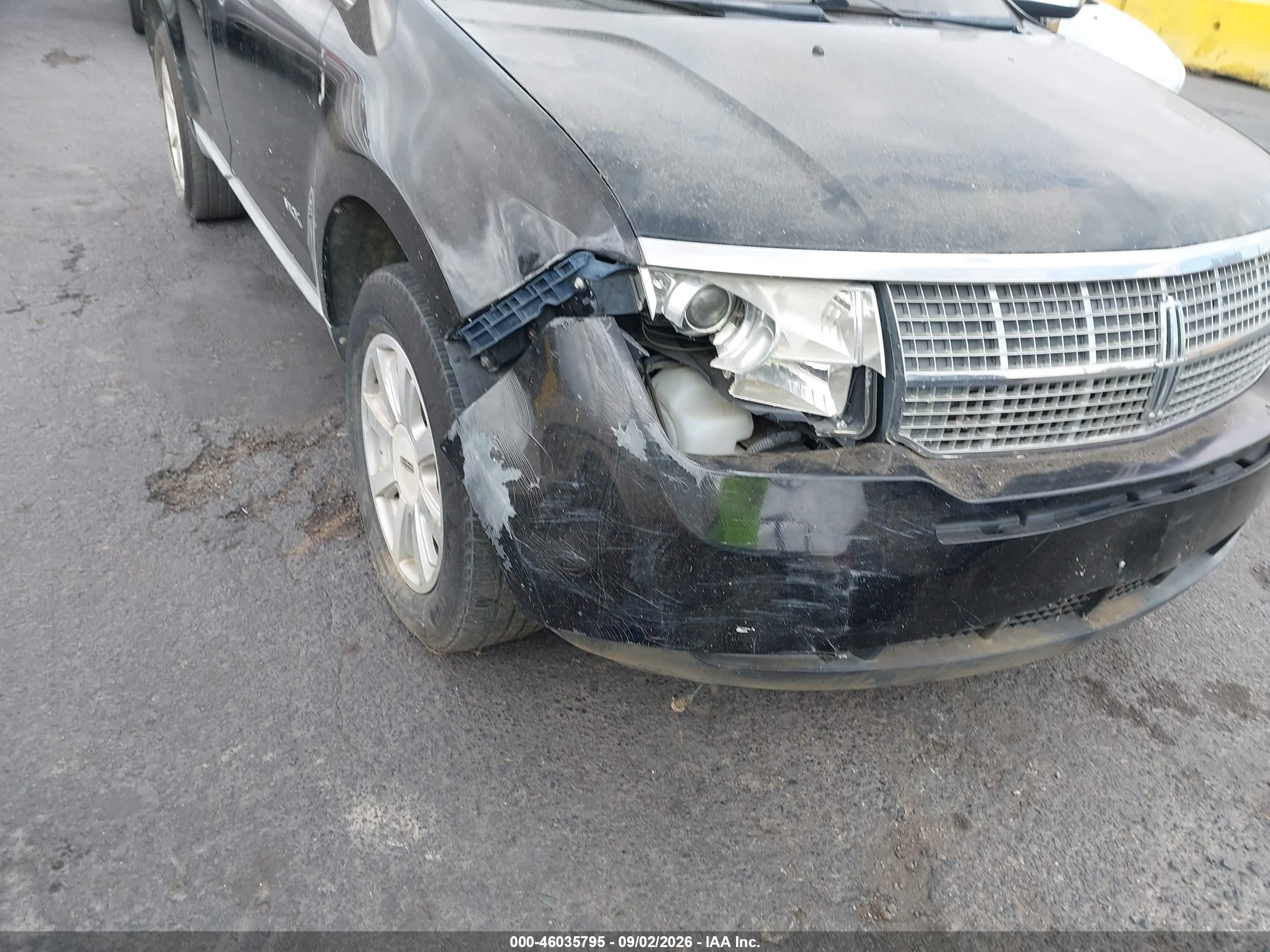 2008 Lincoln Mkx   Black vin: 2LMDU68C58BJ29174