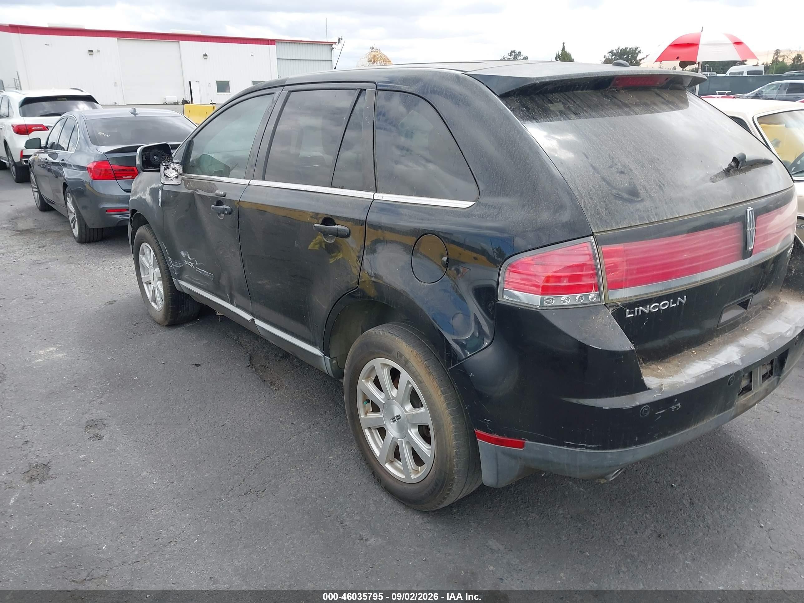 2008 Lincoln Mkx   Black vin: 2LMDU68C58BJ29174
