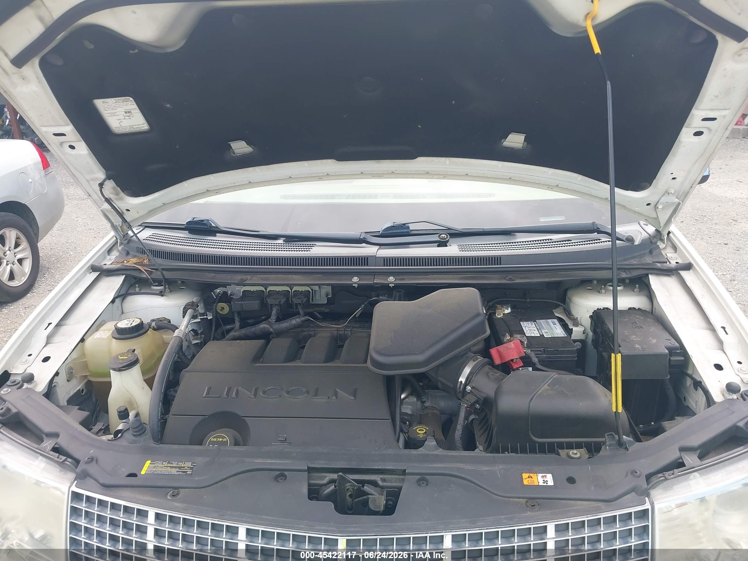 2007 Lincoln Mkx   Белый vin: 2LMDU68C67BJ17663