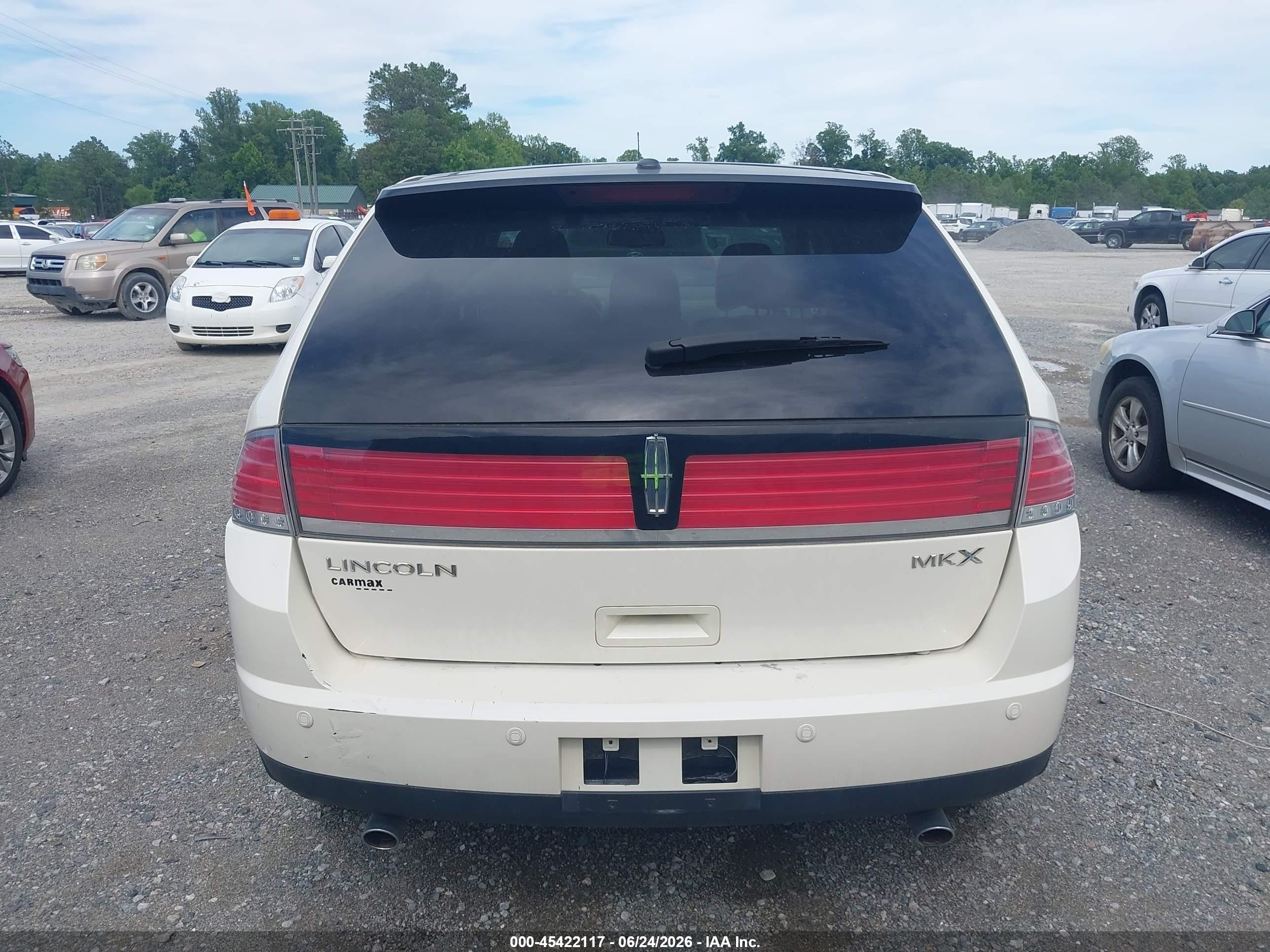 2007 Lincoln Mkx   Белый vin: 2LMDU68C67BJ17663