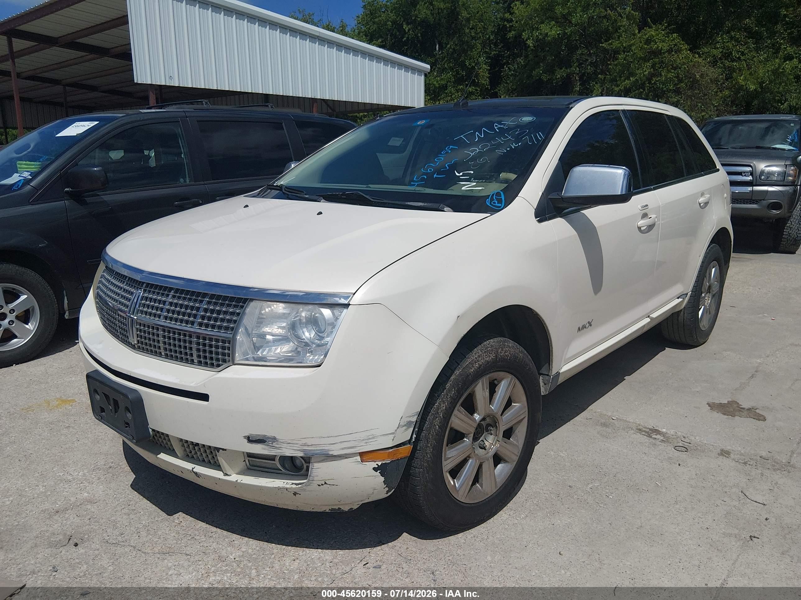 2007 Lincoln Mkx   Cream vin: 2LMDU68C67BJ22443