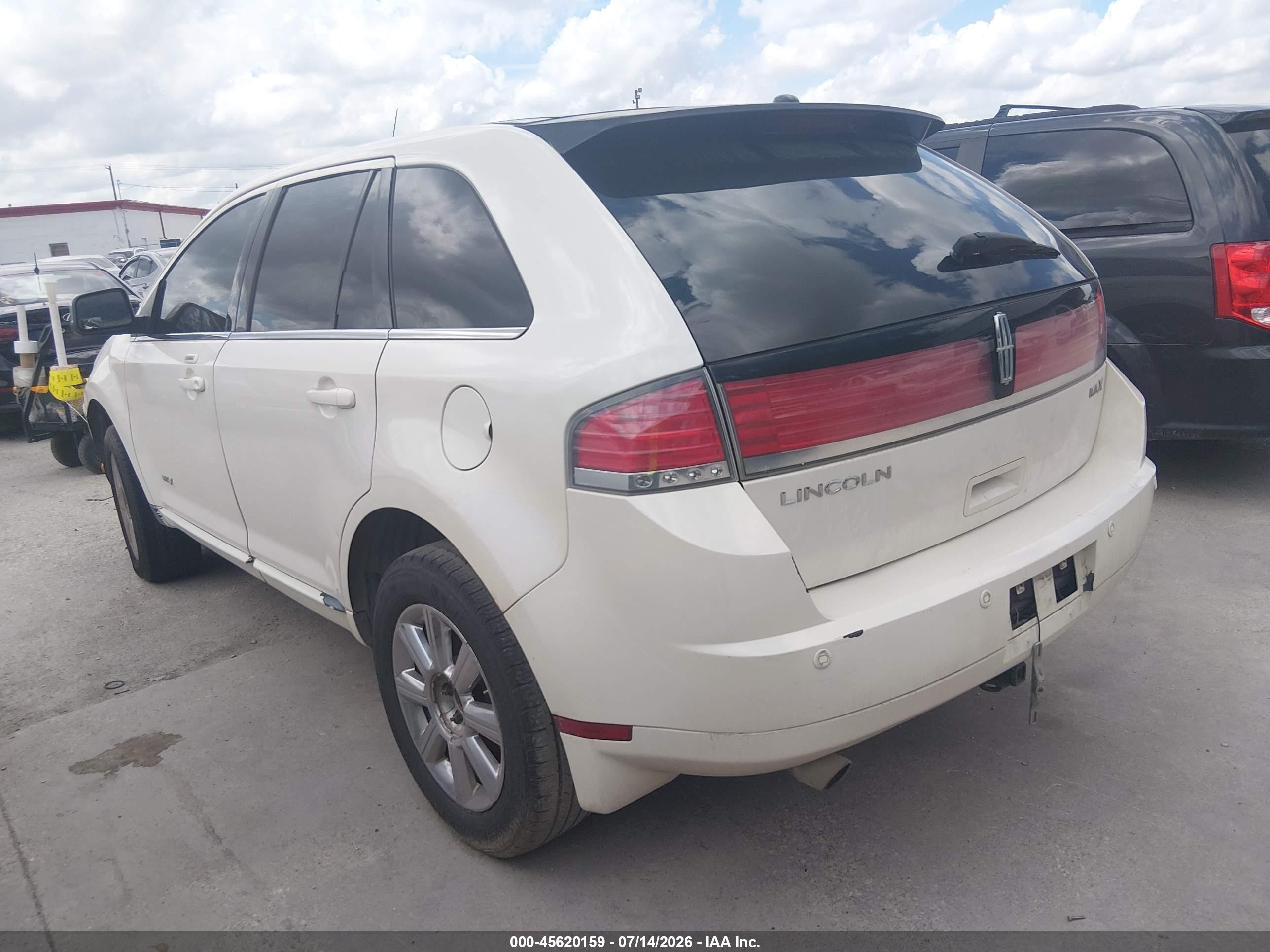 2007 Lincoln Mkx   Cream vin: 2LMDU68C67BJ22443