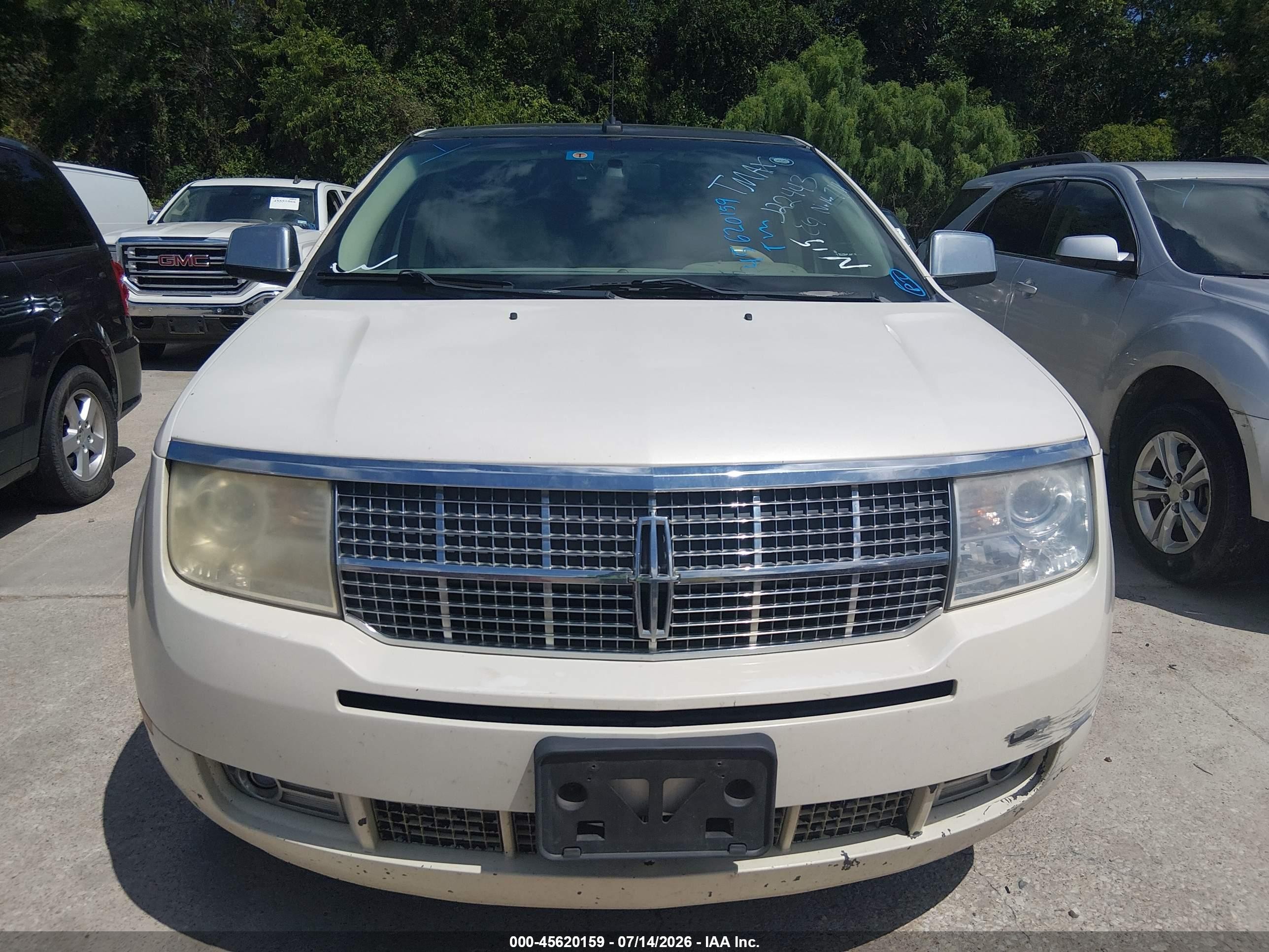 2007 Lincoln Mkx   Cream vin: 2LMDU68C67BJ22443
