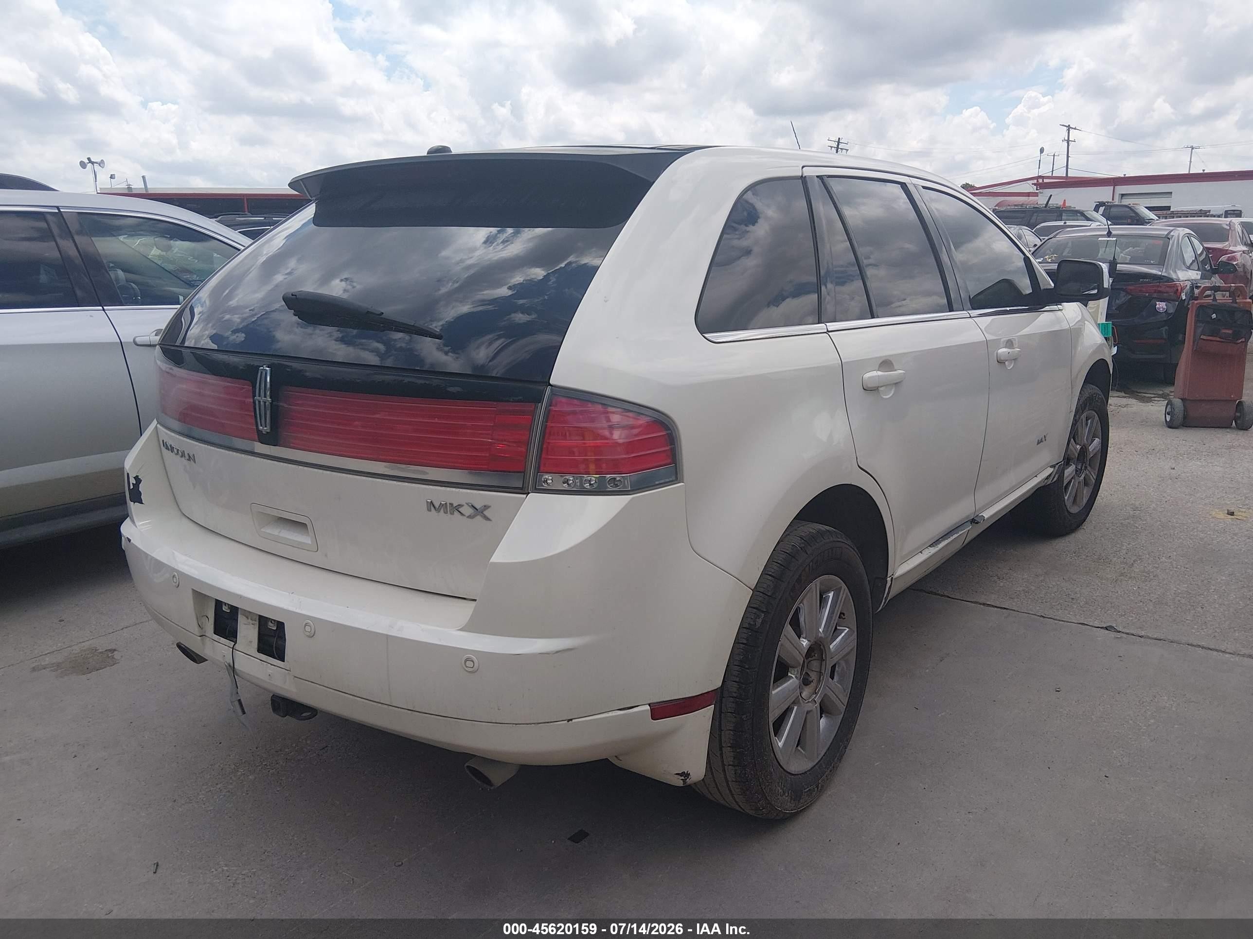 2007 Lincoln Mkx   Cream vin: 2LMDU68C67BJ22443
