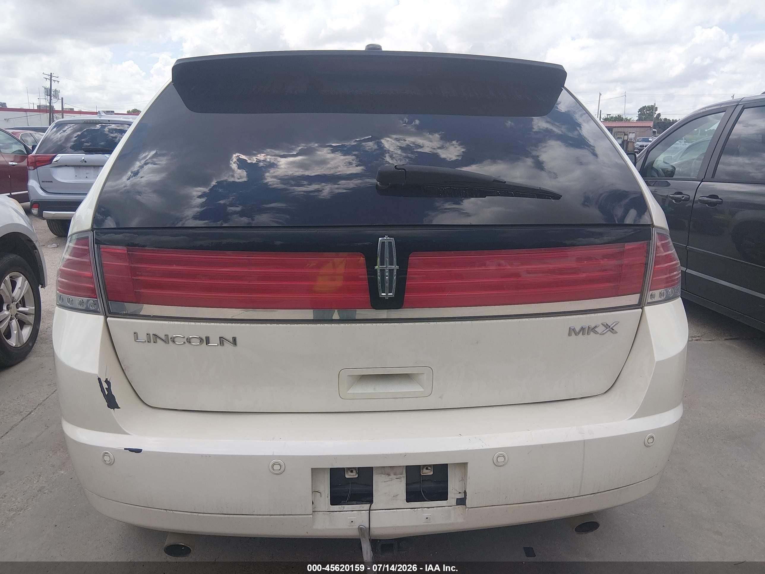 2007 Lincoln Mkx   Cream vin: 2LMDU68C67BJ22443
