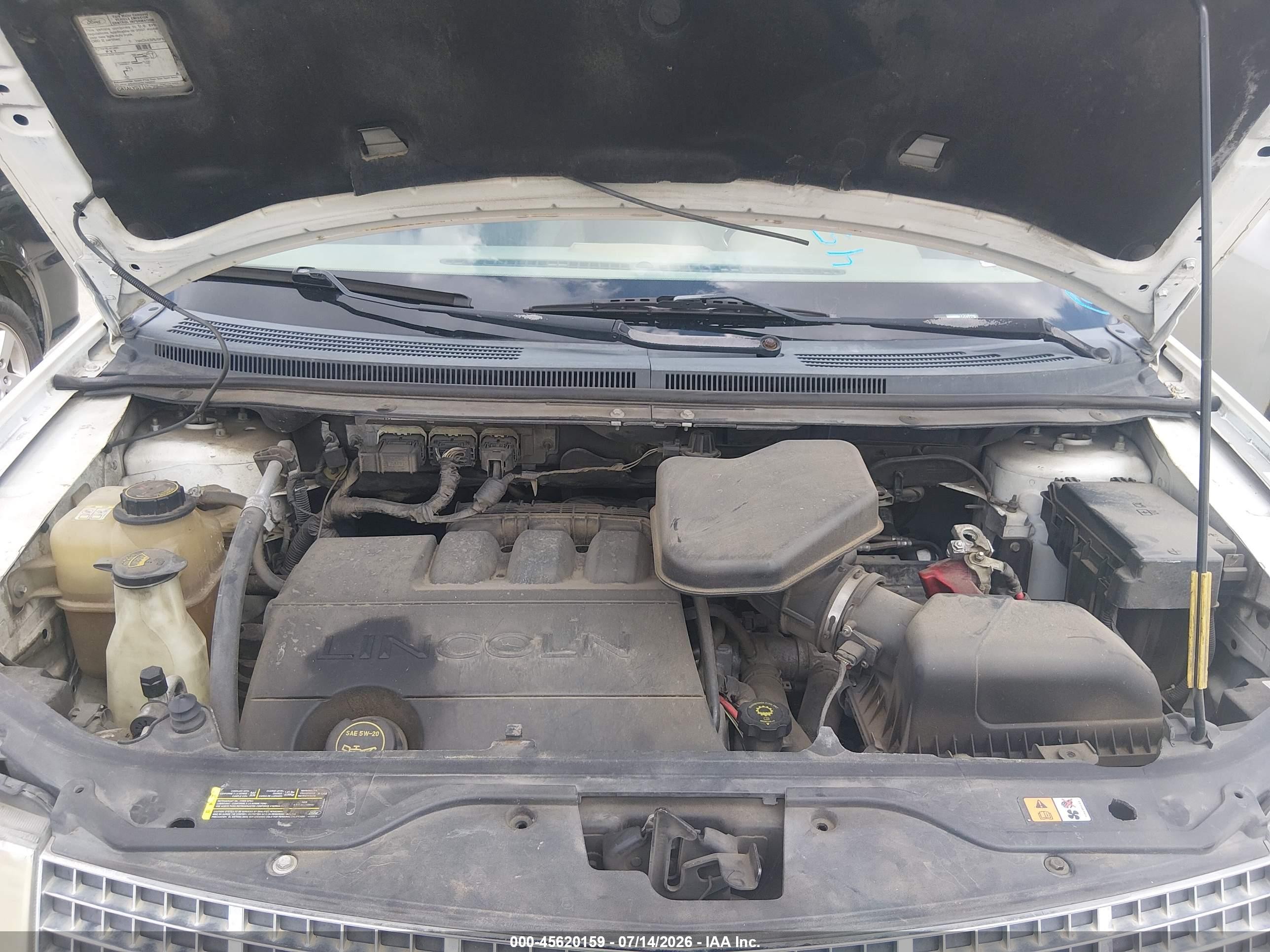 2007 Lincoln Mkx   Cream vin: 2LMDU68C67BJ22443