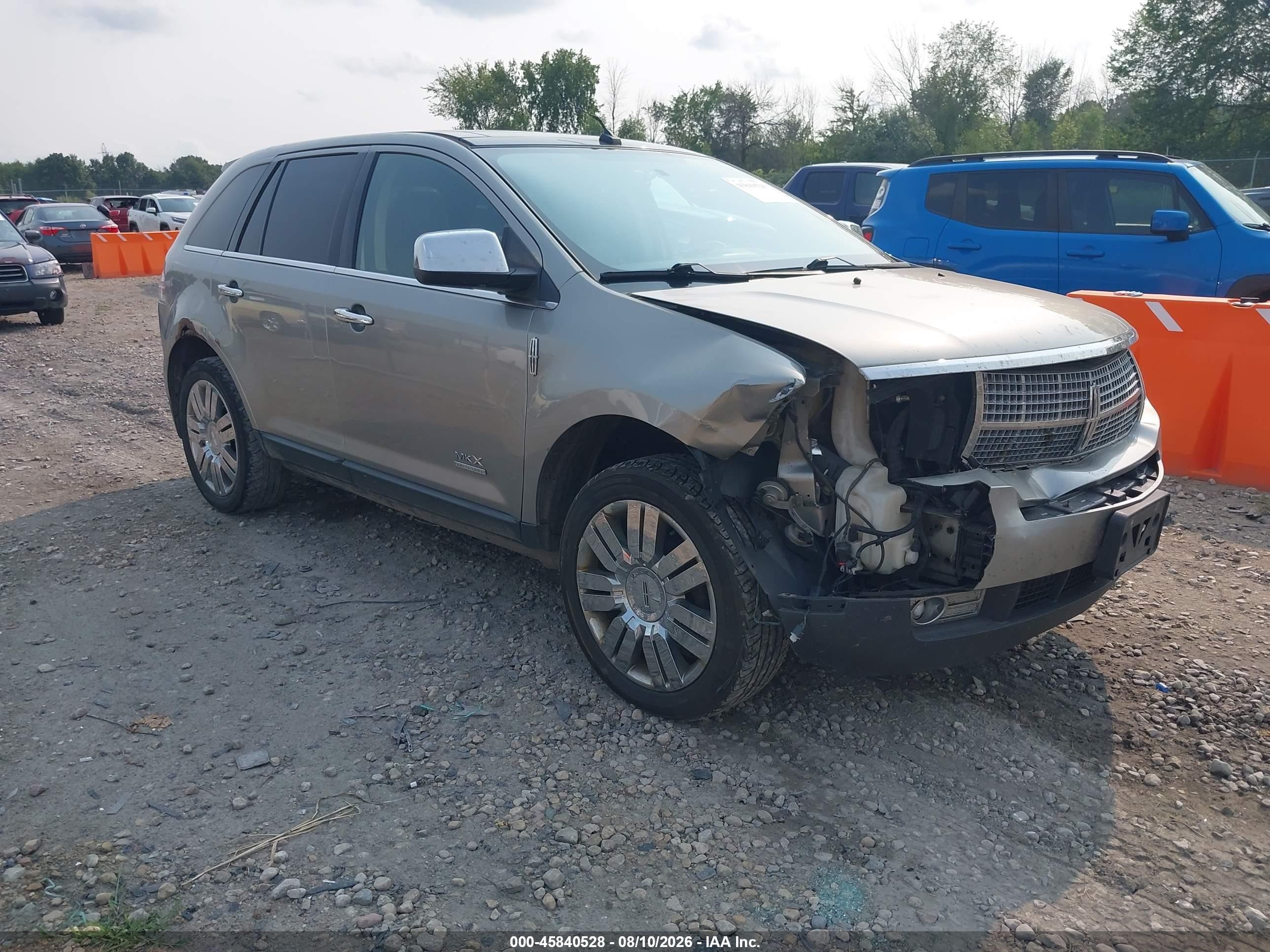 2008 Lincoln Mkx   Серебряный vin: 2LMDU68C68BJ17521