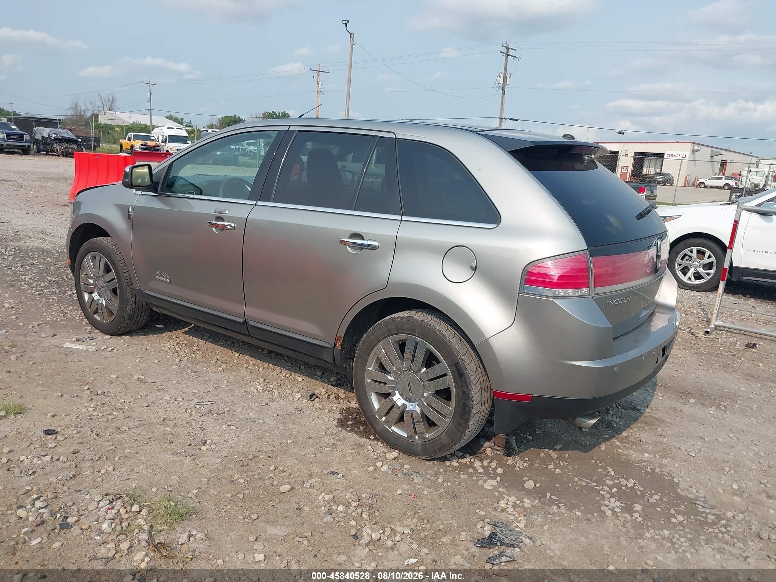 2008 Lincoln Mkx   Silver vin: 2LMDU68C68BJ17521
