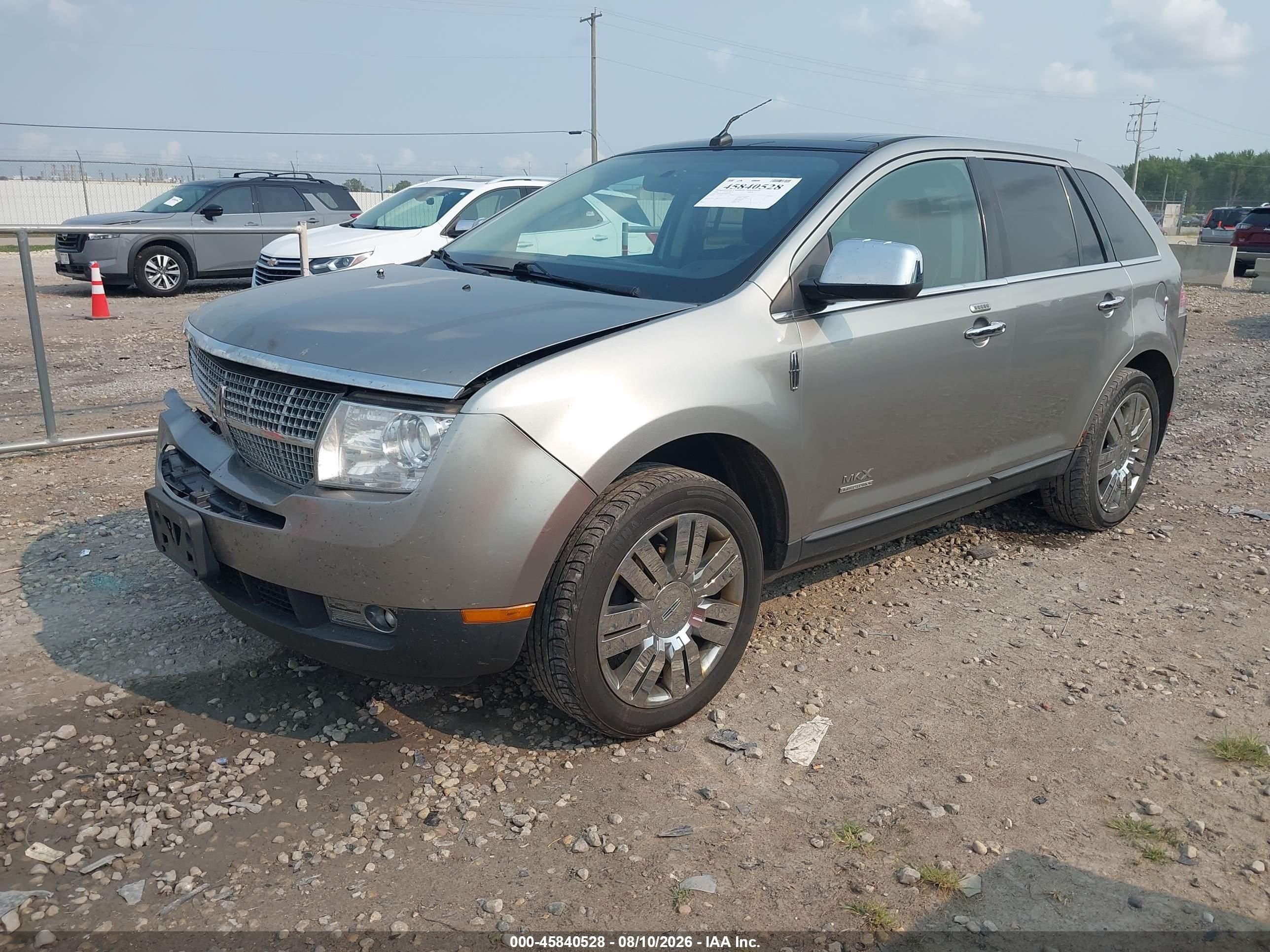 2008 Lincoln Mkx   Silver vin: 2LMDU68C68BJ17521