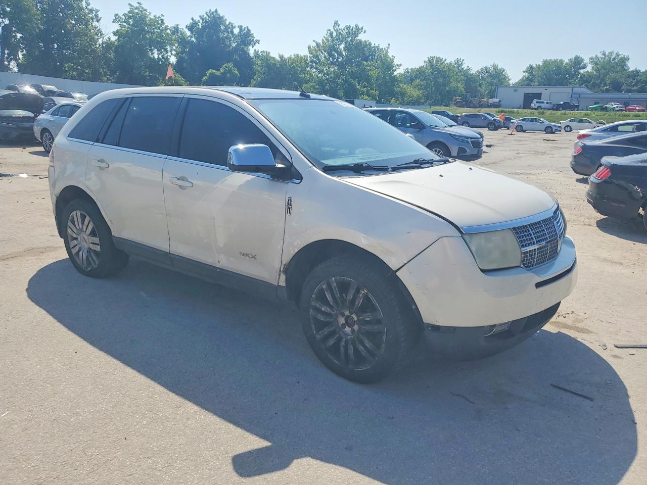 2008 Lincoln Mkx White vin: 2LMDU68C68BJ20130