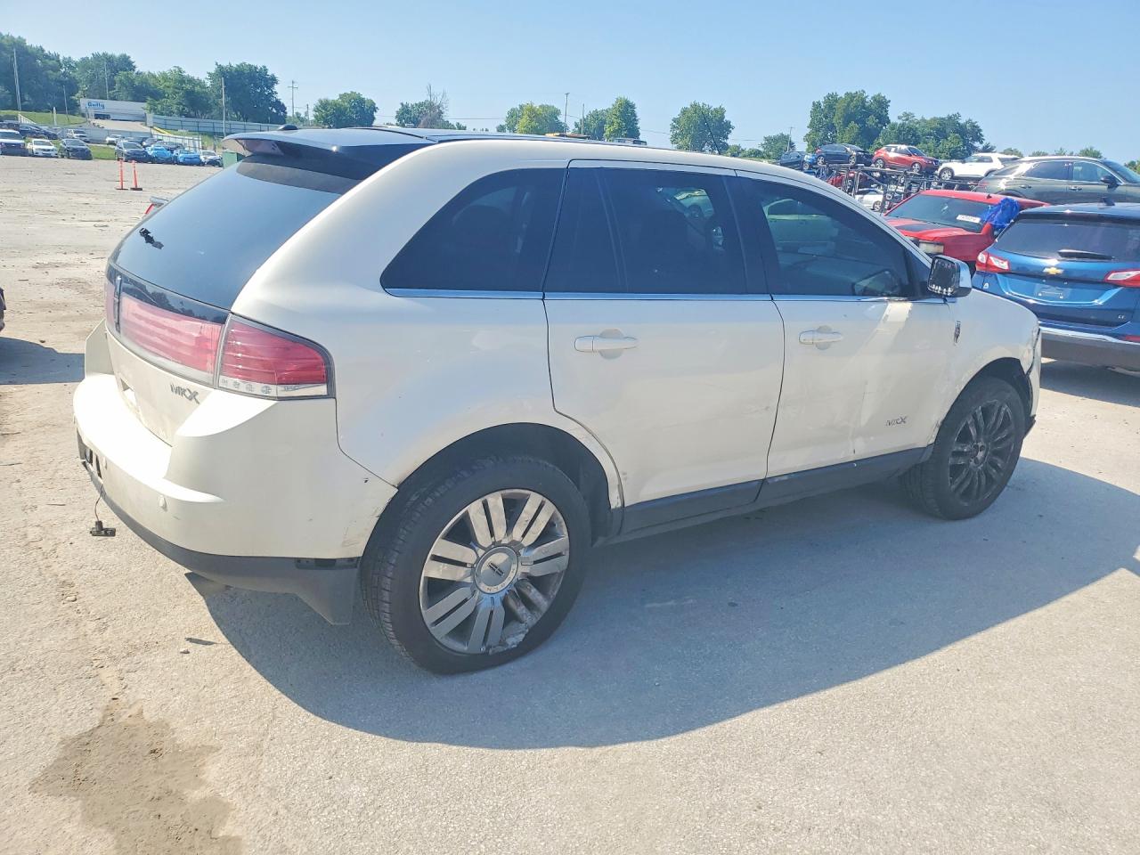 2008 Lincoln Mkx White vin: 2LMDU68C68BJ20130