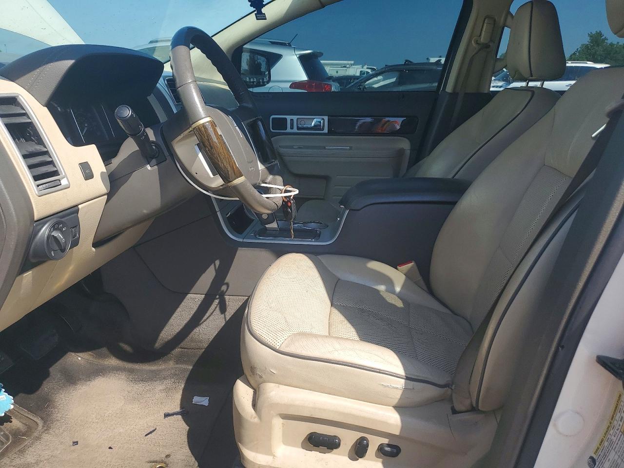2008 Lincoln Mkx White vin: 2LMDU68C68BJ20130