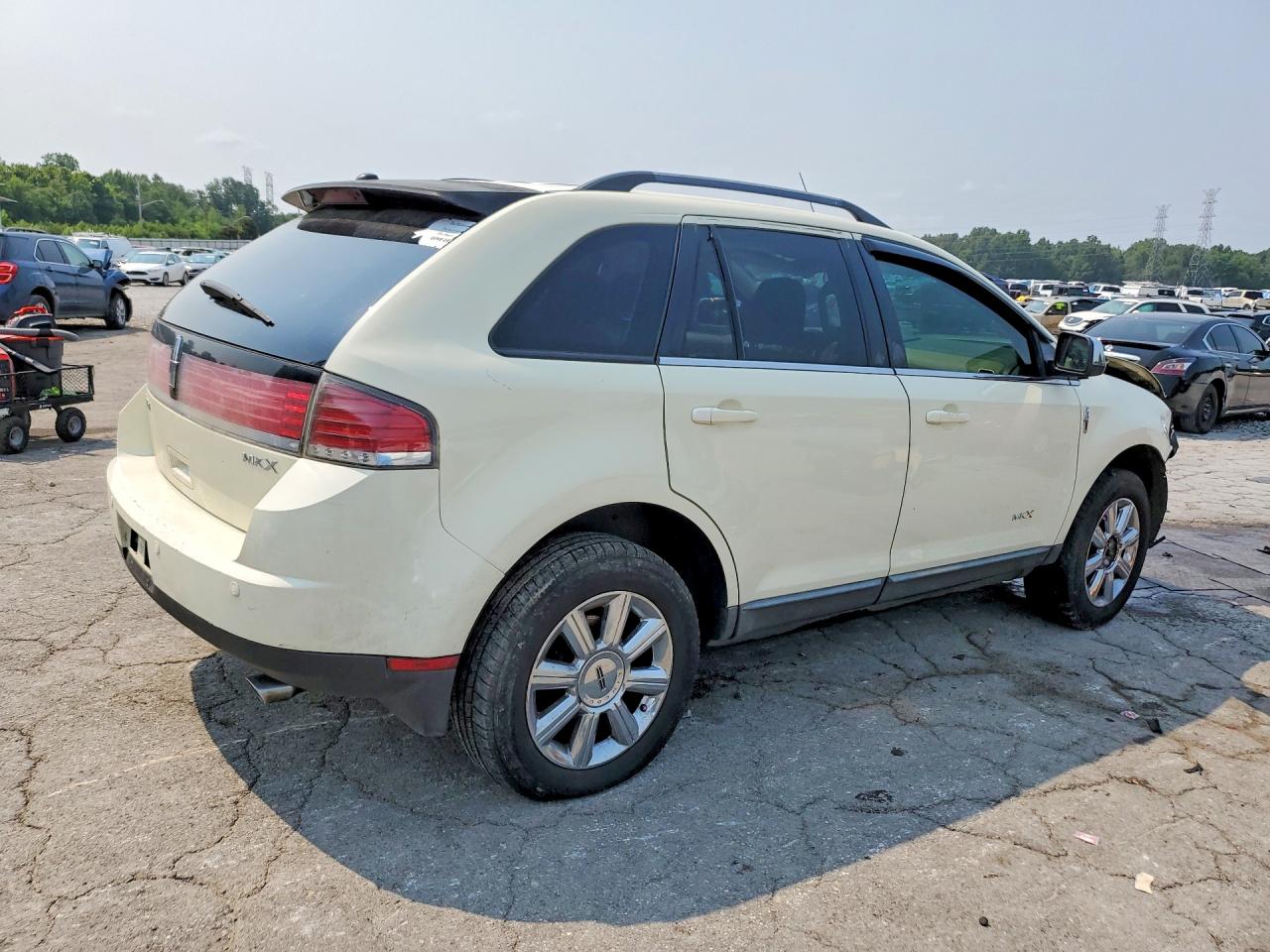2008 Lincoln Mkx Beige vin: 2LMDU68C68BJ20841
