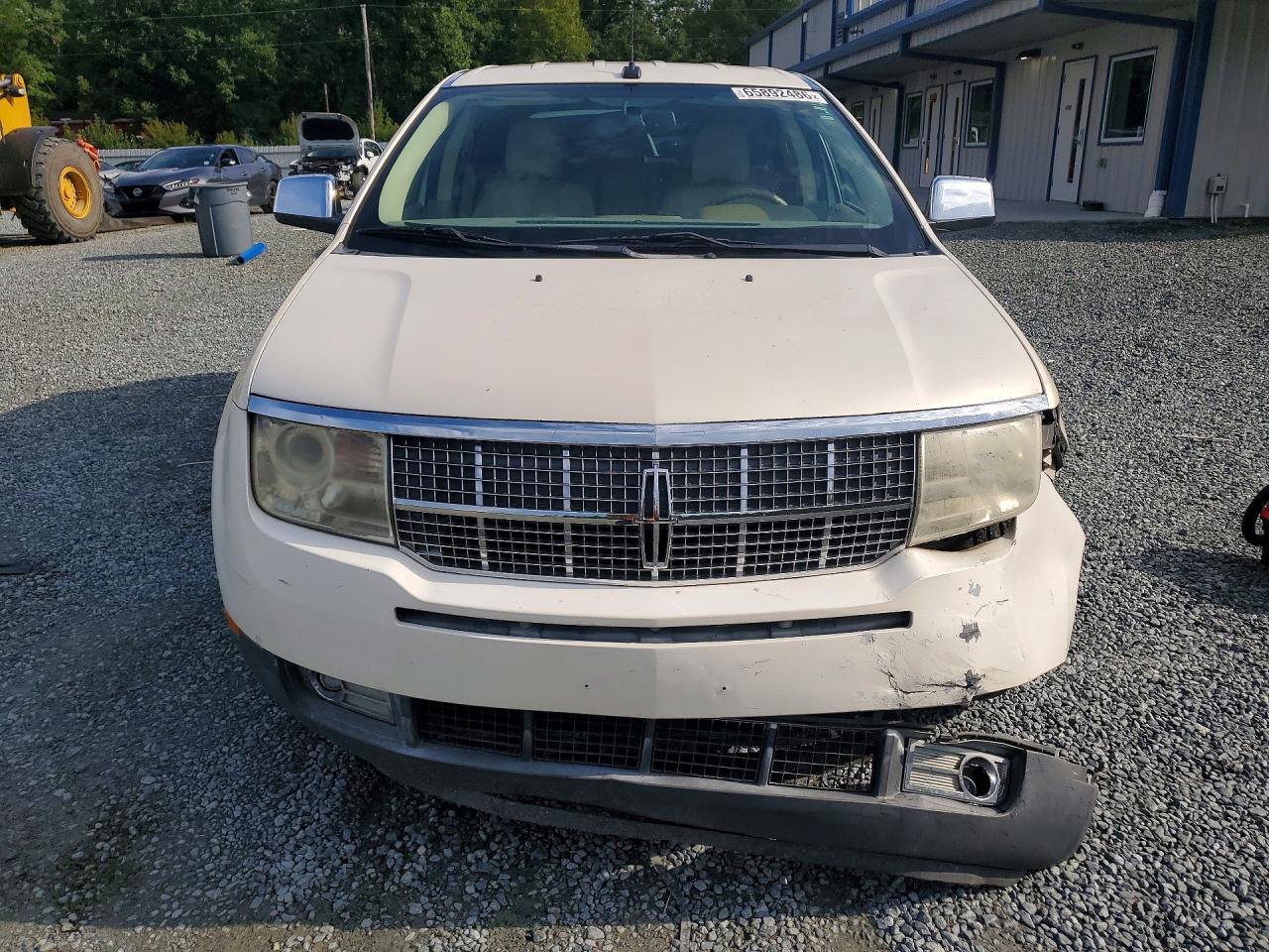 2007 Lincoln Mkx White vin: 2LMDU68C77BJ34827