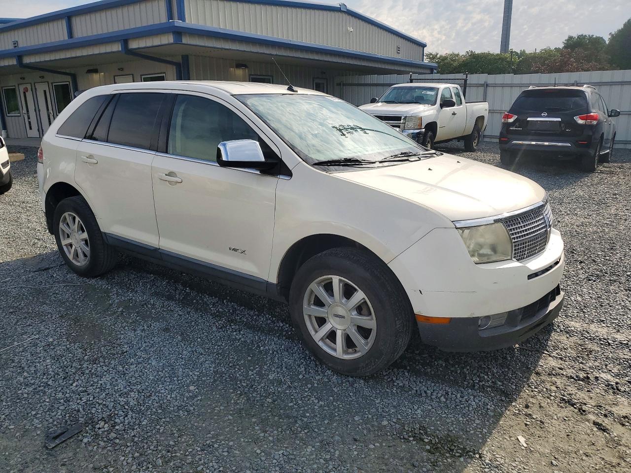 2007 Lincoln Mkx White vin: 2LMDU68C77BJ34827