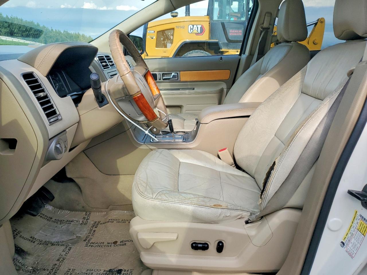 2007 Lincoln Mkx White vin: 2LMDU68C77BJ34827