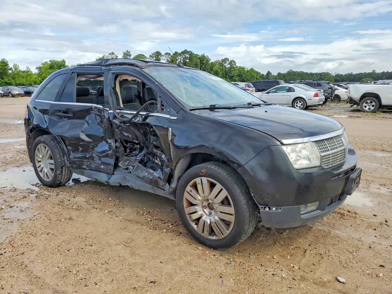 2008 Lincoln Mkx Черный vin: 2LMDU68C78BJ24848