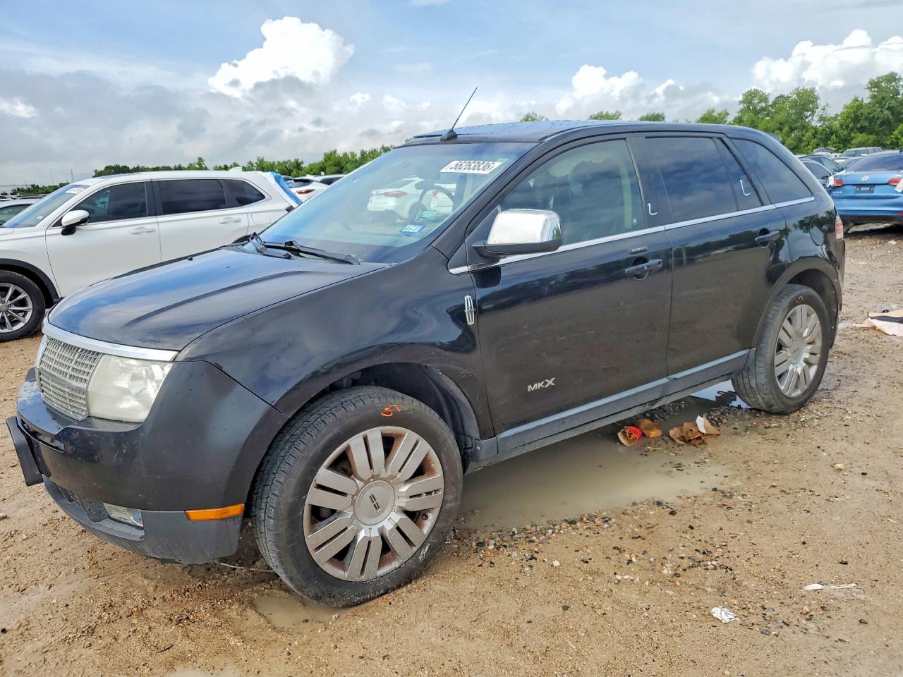 2008 Lincoln Mkx Черный vin: 2LMDU68C78BJ24848
