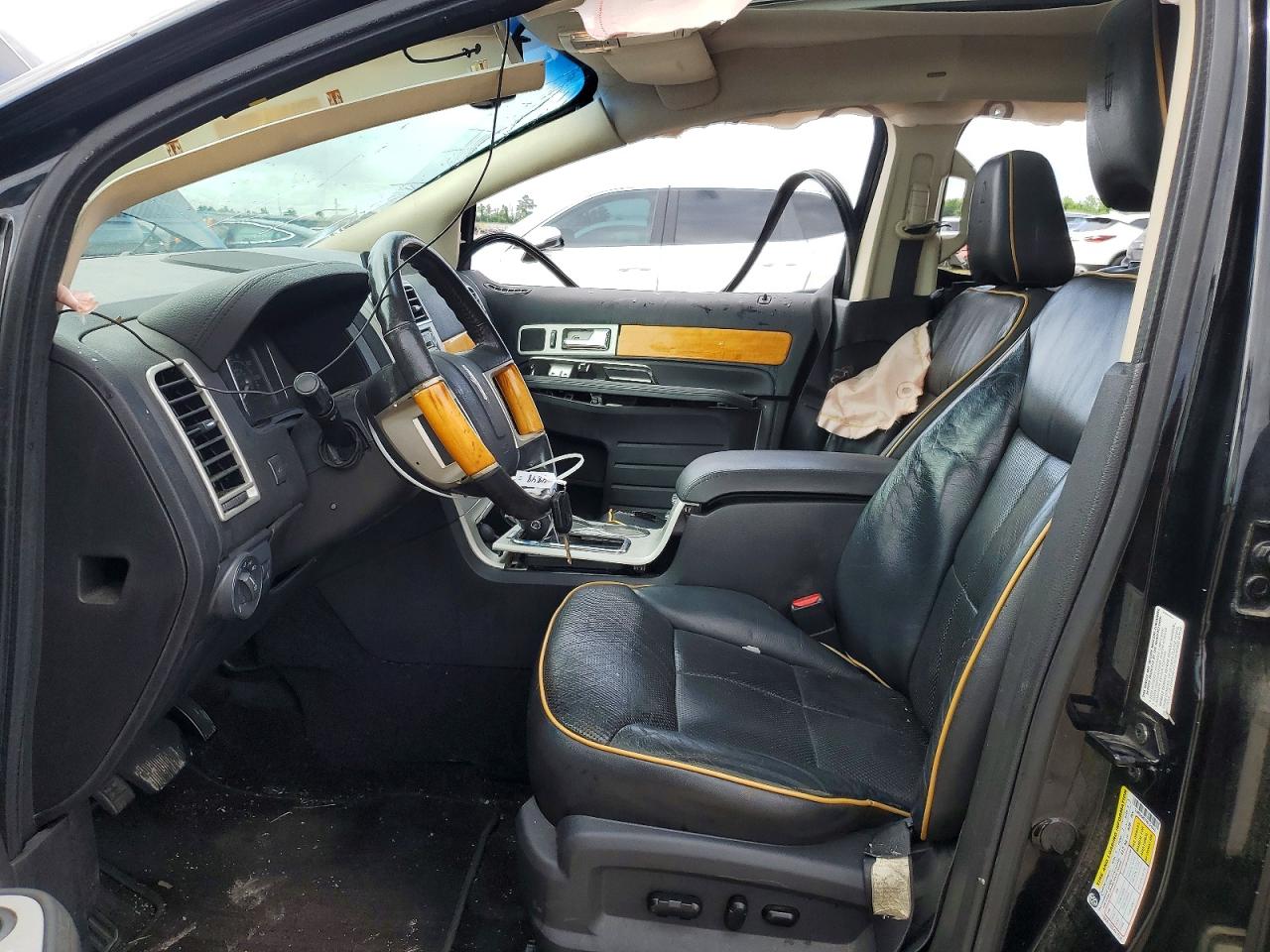 2008 Lincoln Mkx Черный vin: 2LMDU68C78BJ24848