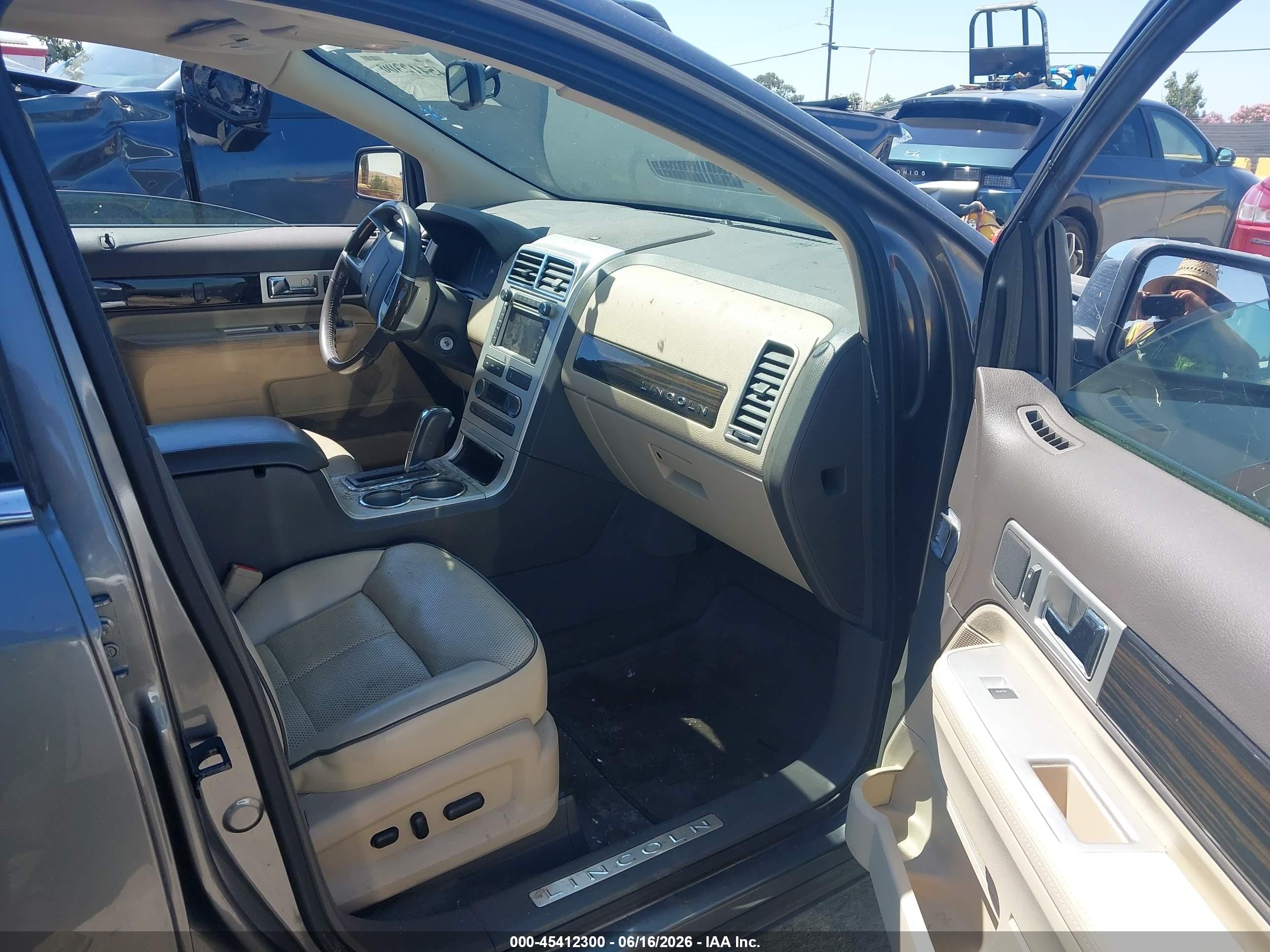 2009 Lincoln Mkx   Gray vin: 2LMDU68C79BJ10708