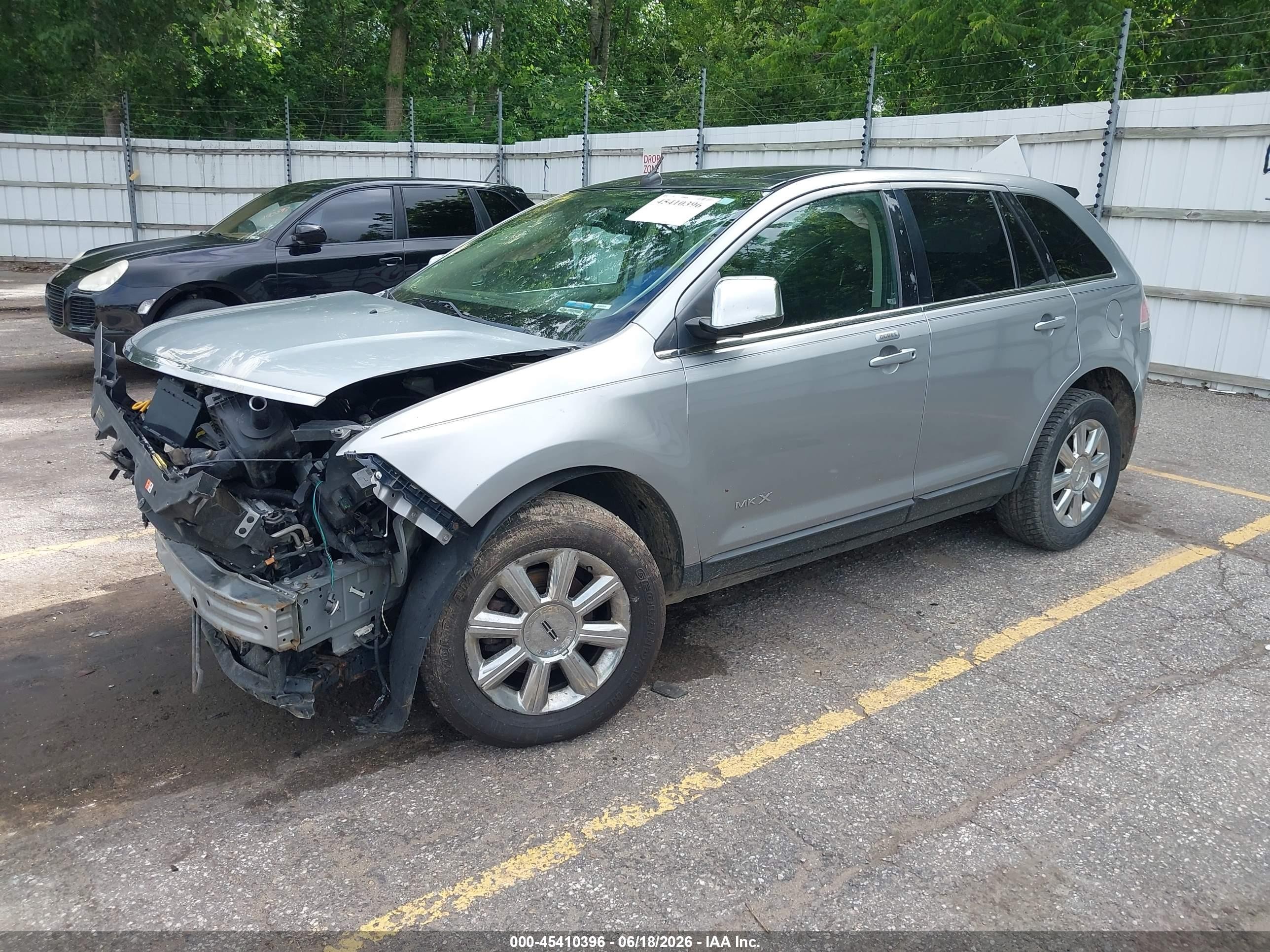 2007 Lincoln Mkx   Серебряный vin: 2LMDU68C87BJ23089