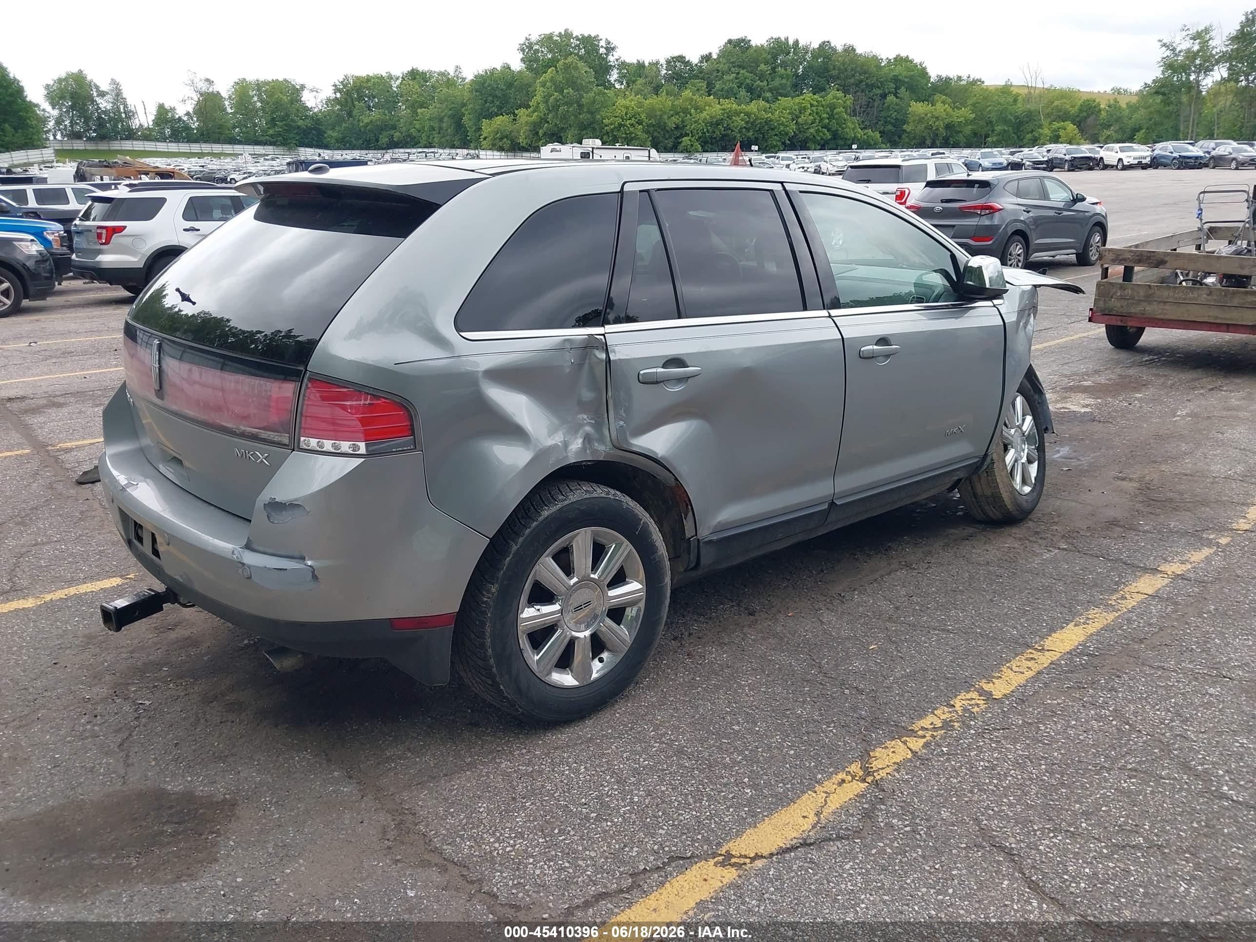 2007 Lincoln Mkx   Серебряный vin: 2LMDU68C87BJ23089