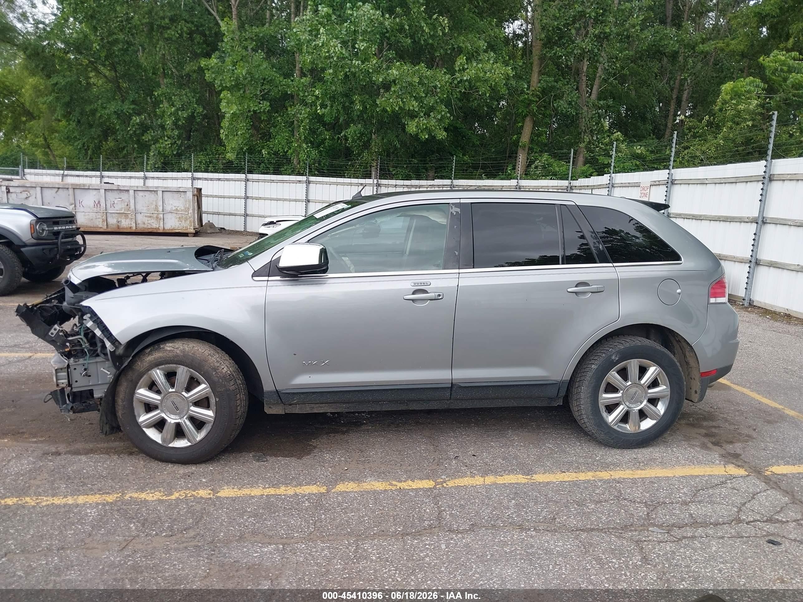 2007 Lincoln Mkx   Серебряный vin: 2LMDU68C87BJ23089