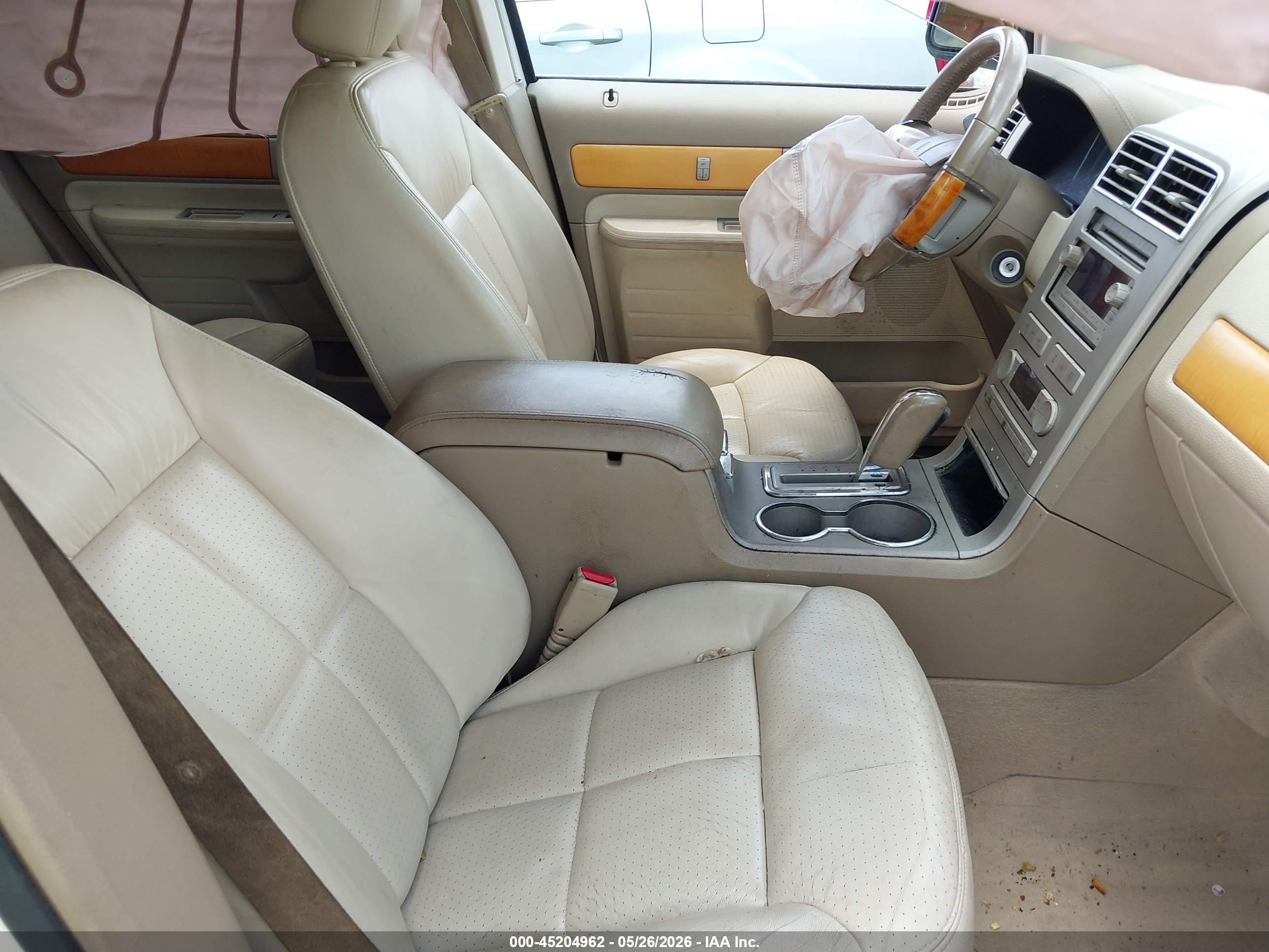 2007 Lincoln Mkx   Beige vin: 2LMDU68C87BJ35307