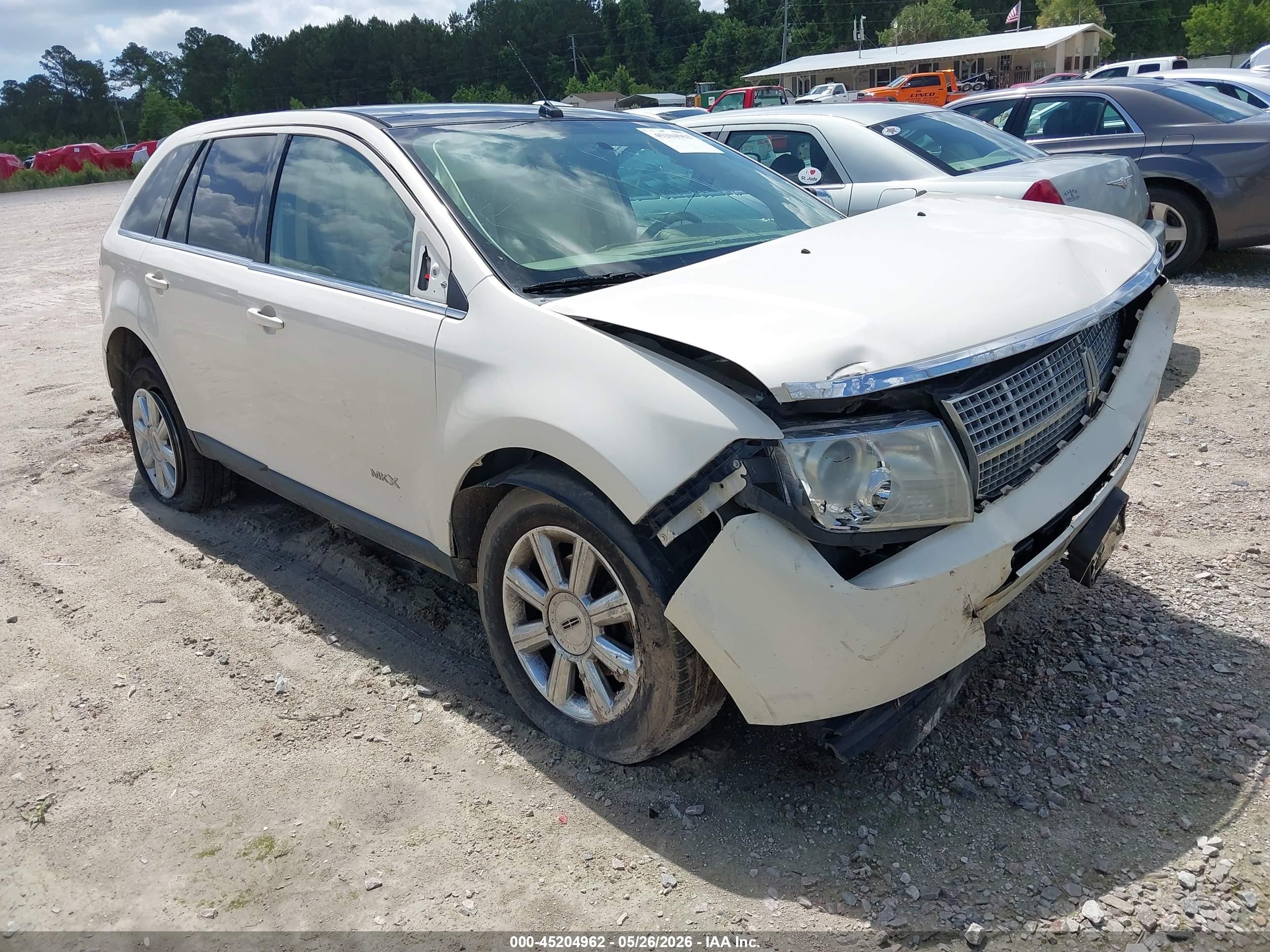 2007 Lincoln Mkx   Beige vin: 2LMDU68C87BJ35307