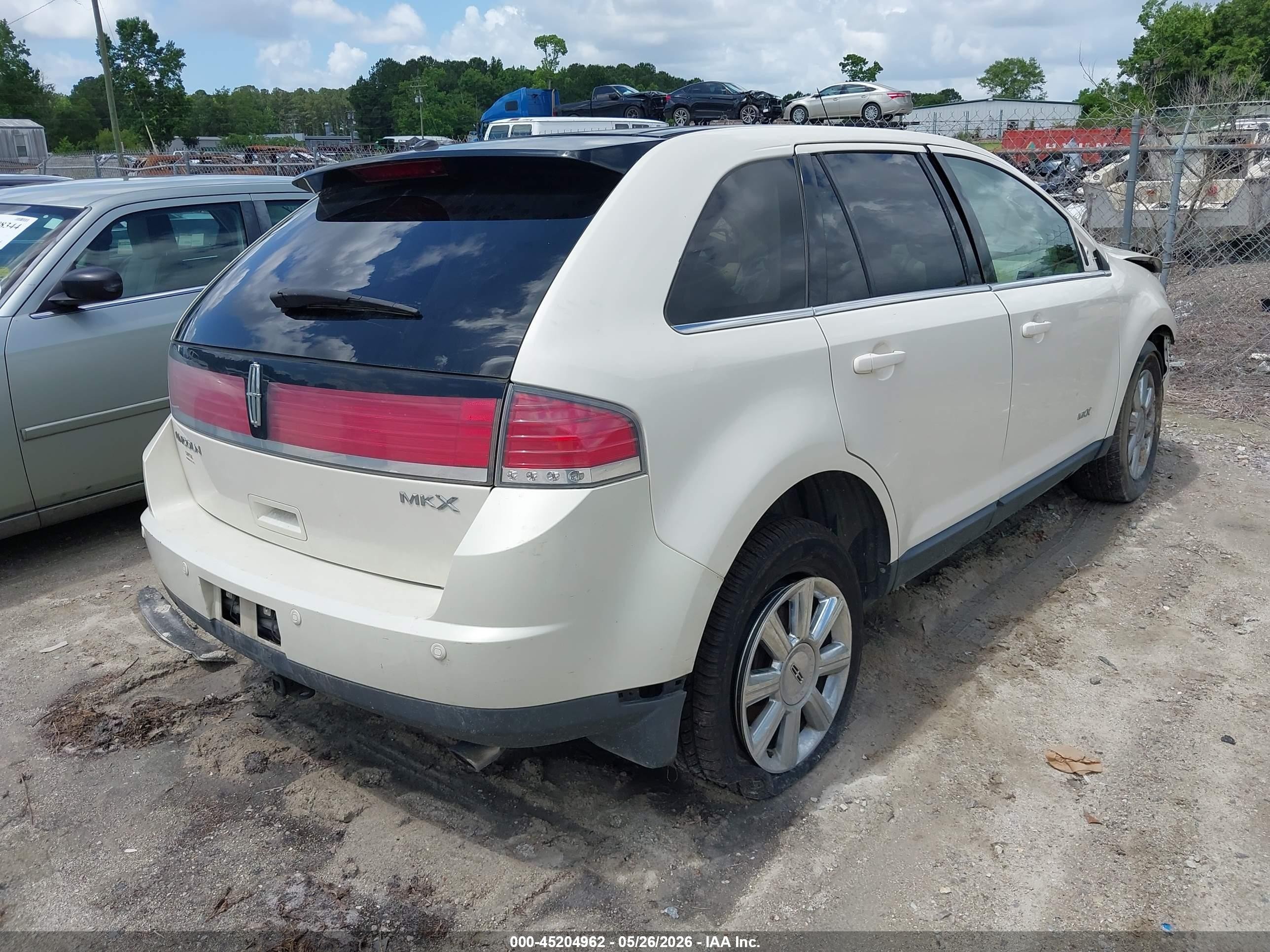 2007 Lincoln Mkx   Beige vin: 2LMDU68C87BJ35307