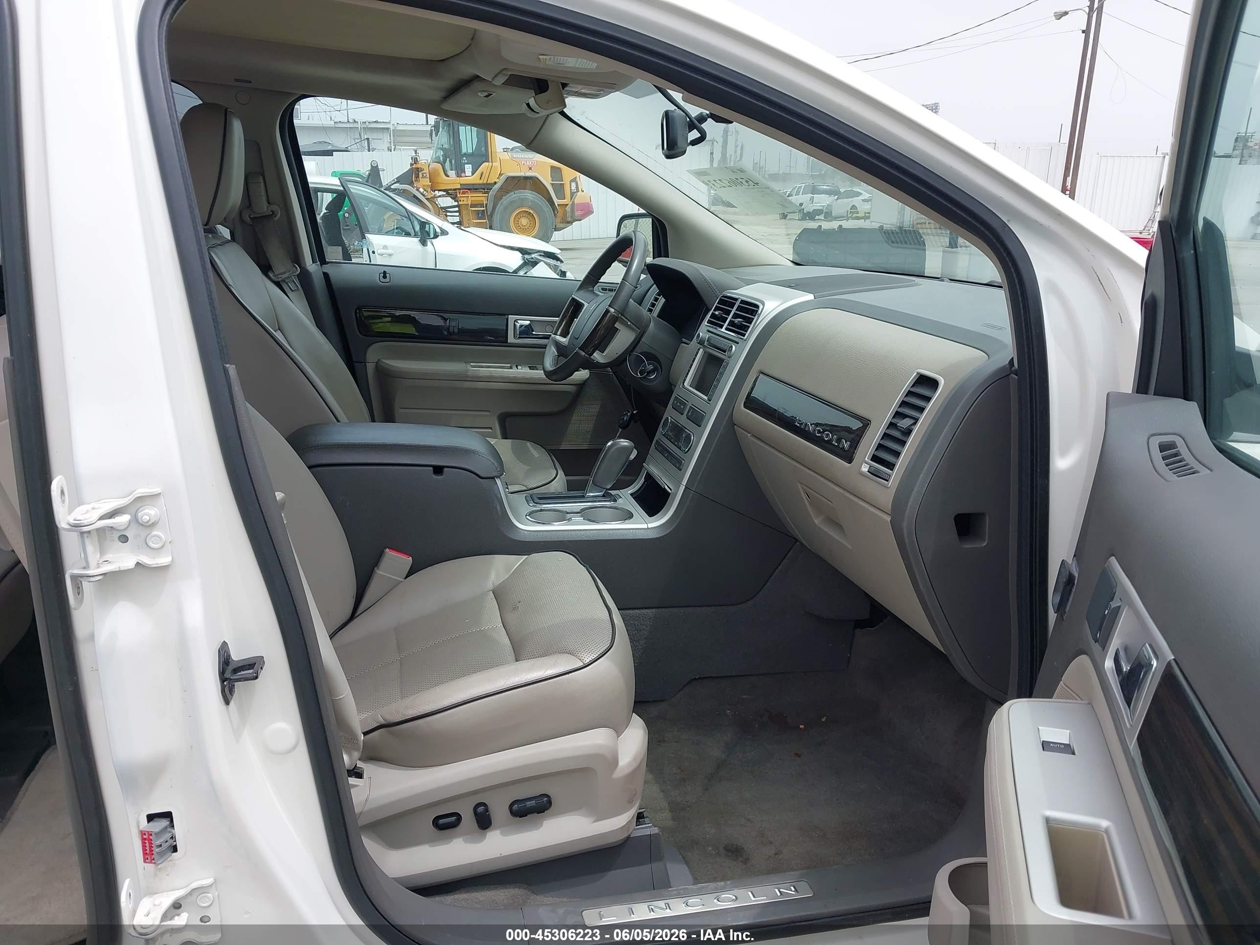 2008 Lincoln Mkx   Cream vin: 2LMDU68C88BJ22221