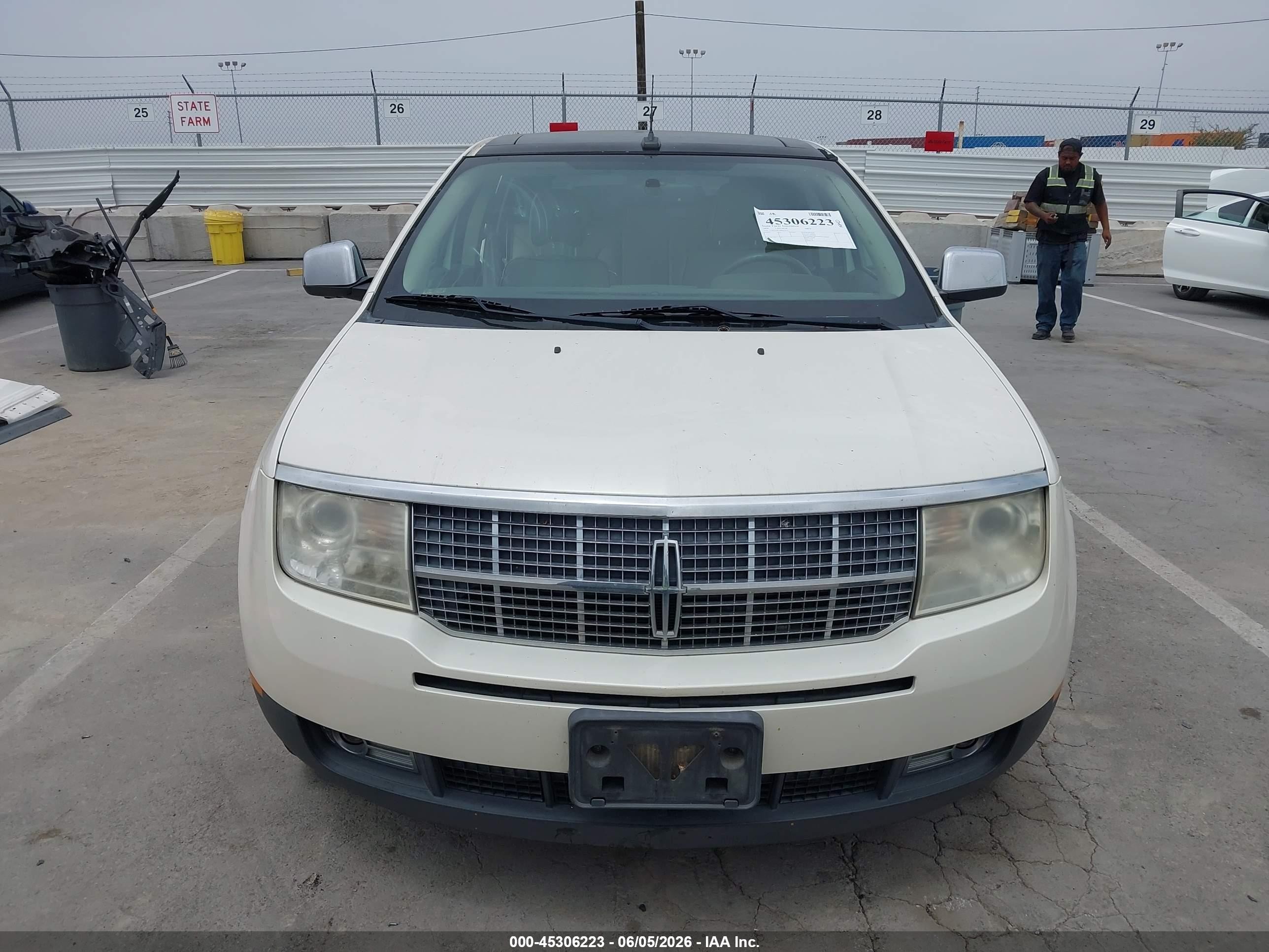2008 Lincoln Mkx   Cream vin: 2LMDU68C88BJ22221