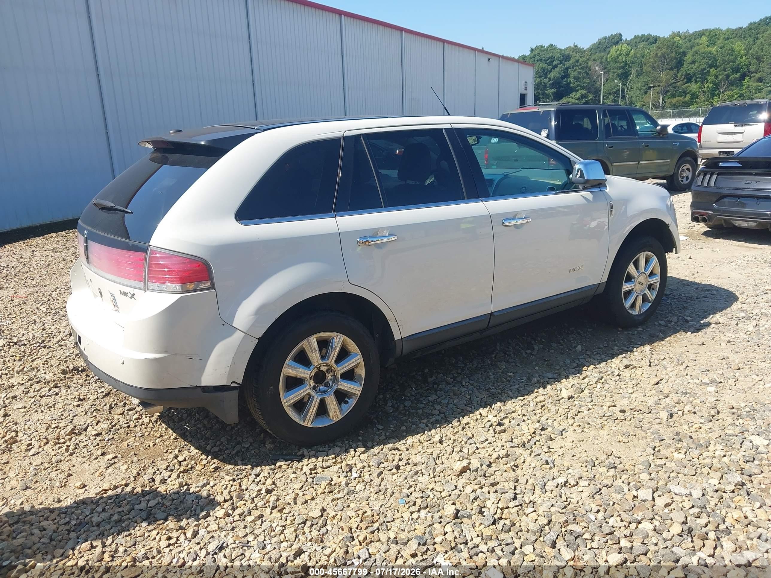 2009 Lincoln Mkx   Белый vin: 2LMDU68C89BJ12872