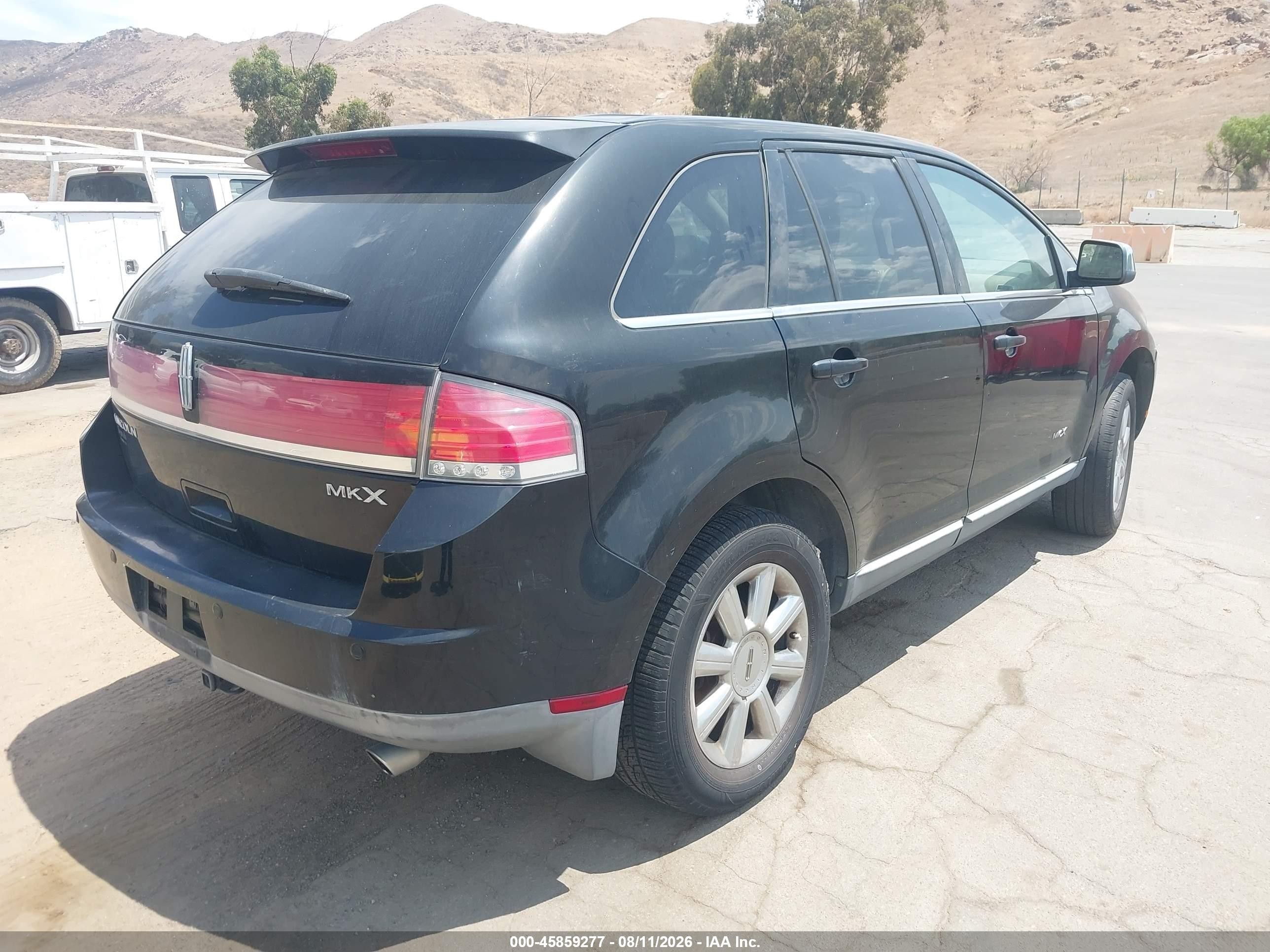 2007 Lincoln Mkx   Black vin: 2LMDU68C97BJ35476