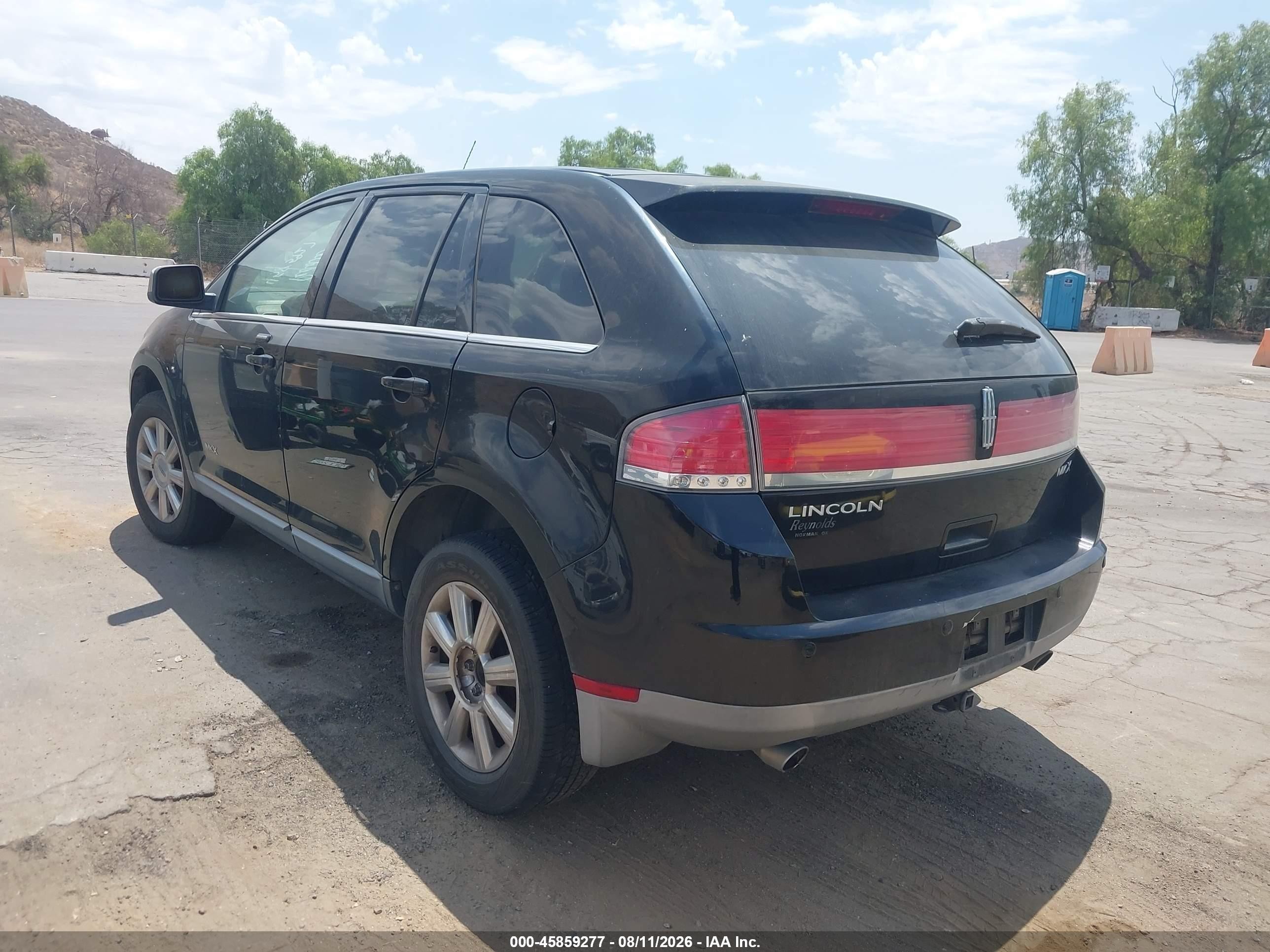 2007 Lincoln Mkx   Black vin: 2LMDU68C97BJ35476
