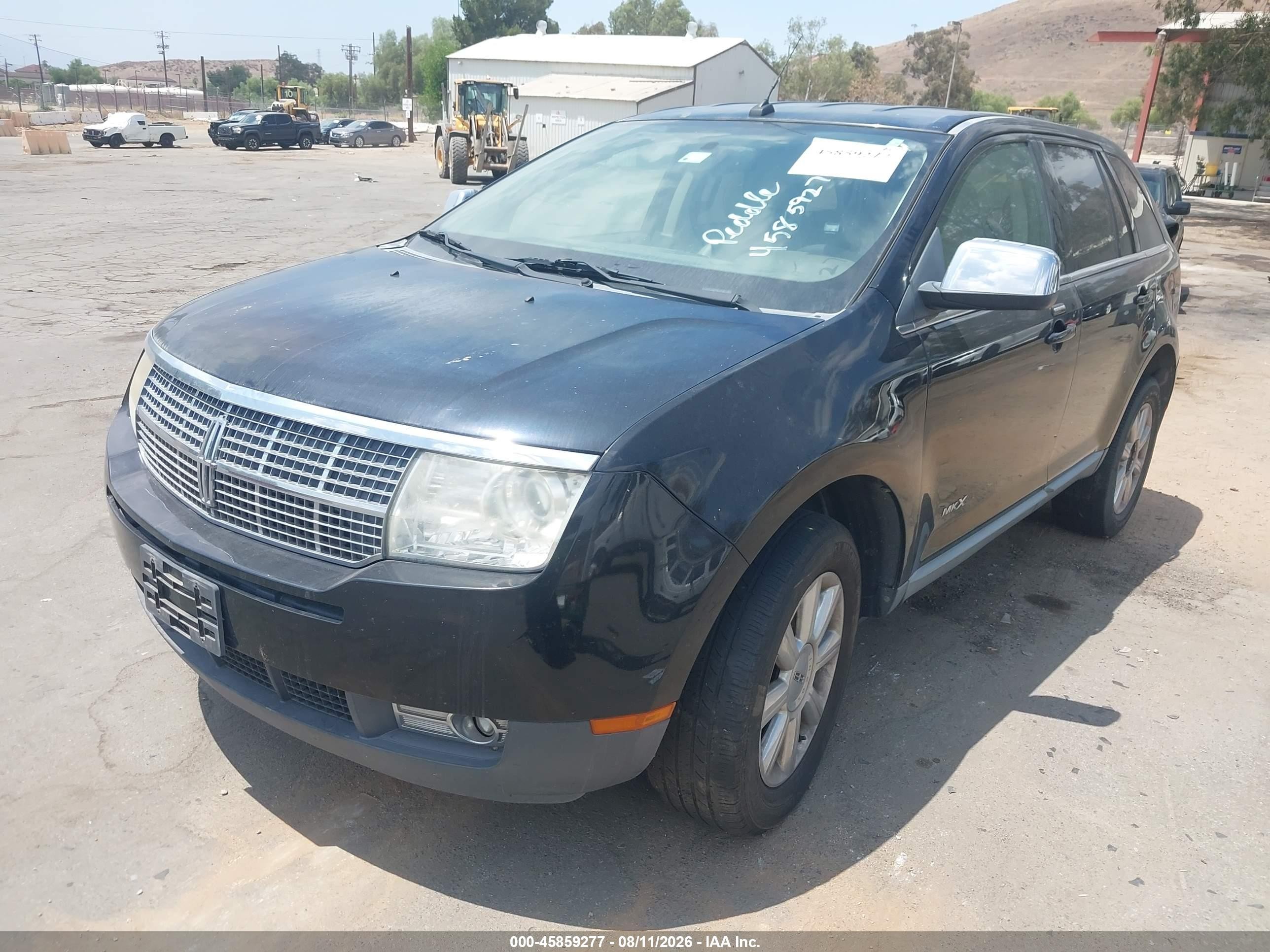 2007 Lincoln Mkx   Black vin: 2LMDU68C97BJ35476