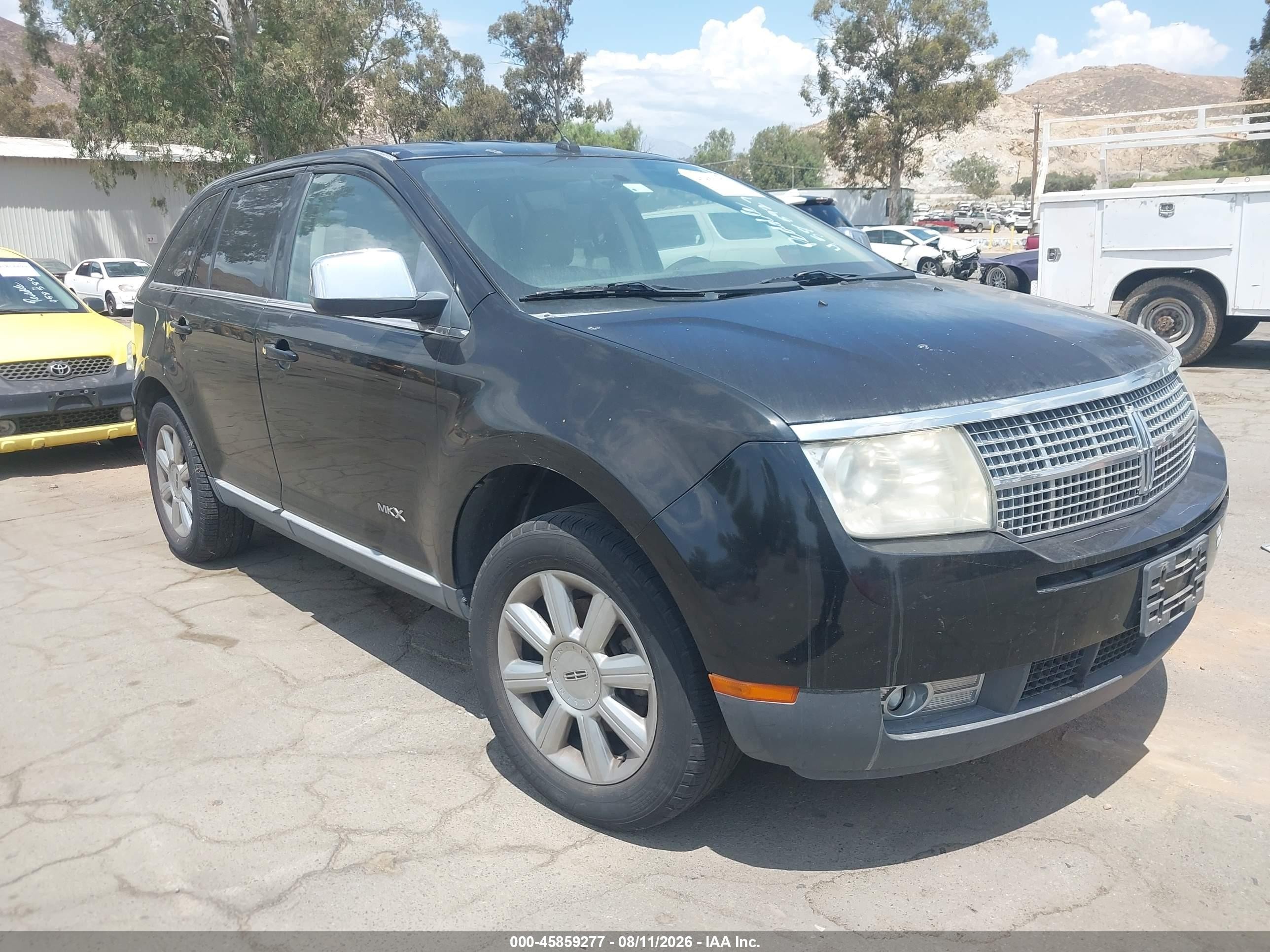 2007 Lincoln Mkx   Black vin: 2LMDU68C97BJ35476
