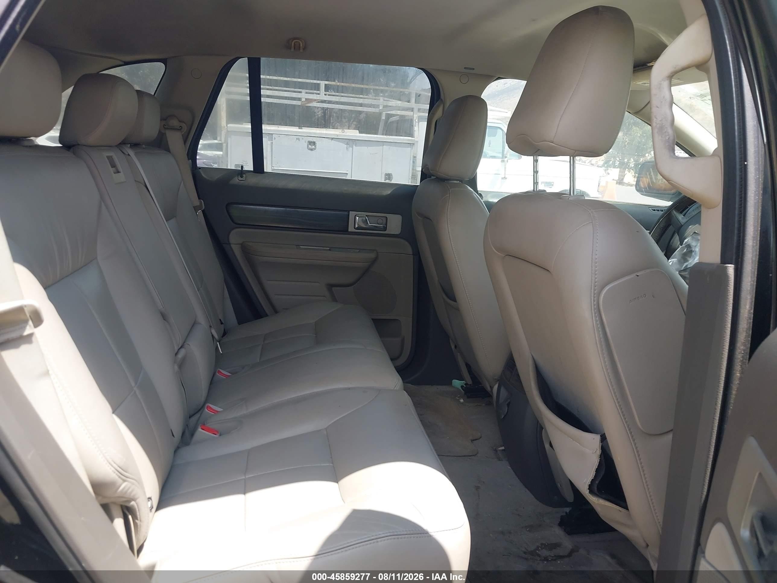 2007 Lincoln Mkx   Black vin: 2LMDU68C97BJ35476