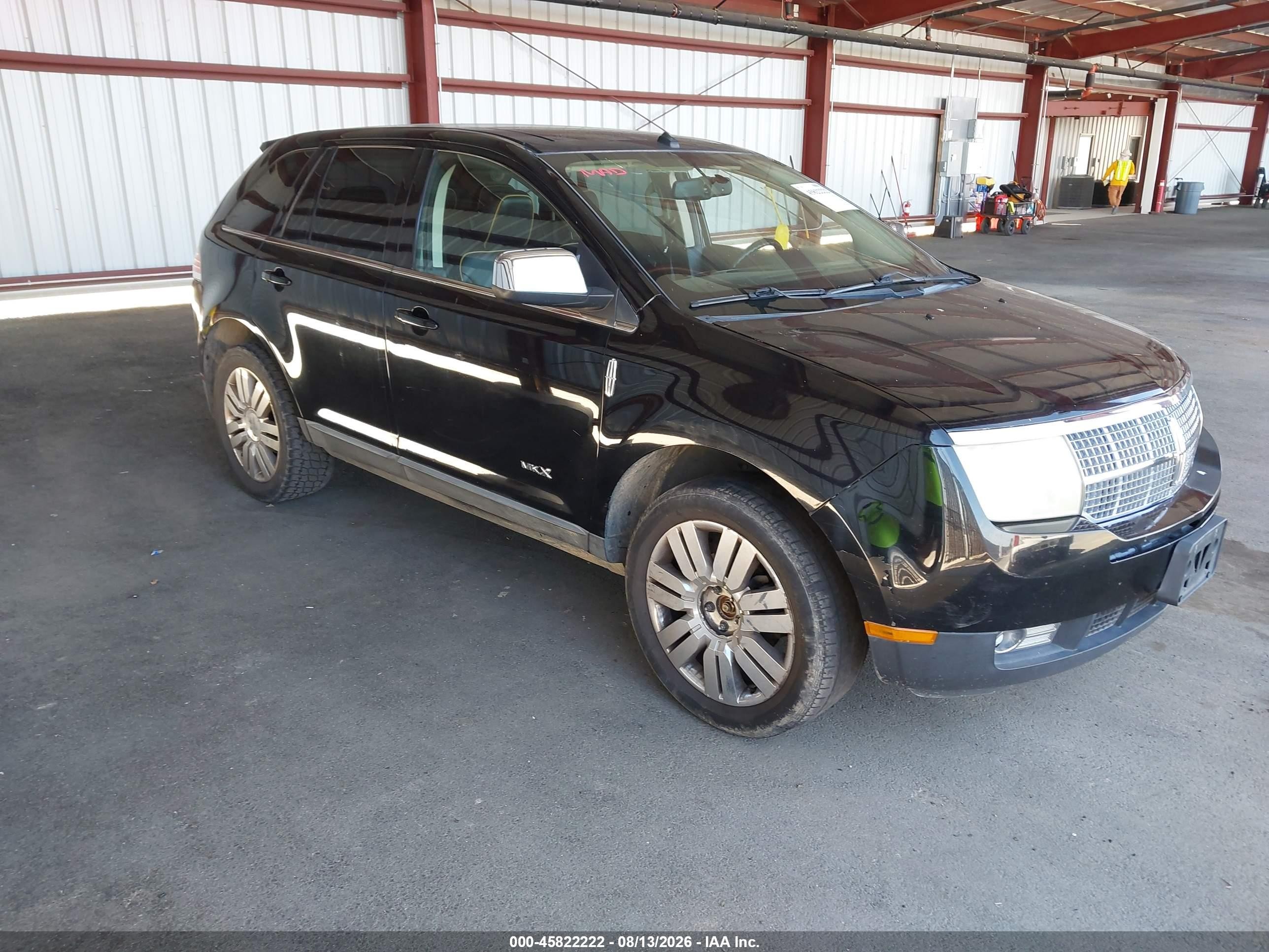 2008 Lincoln Mkx   Black vin: 2LMDU68C98BJ04424