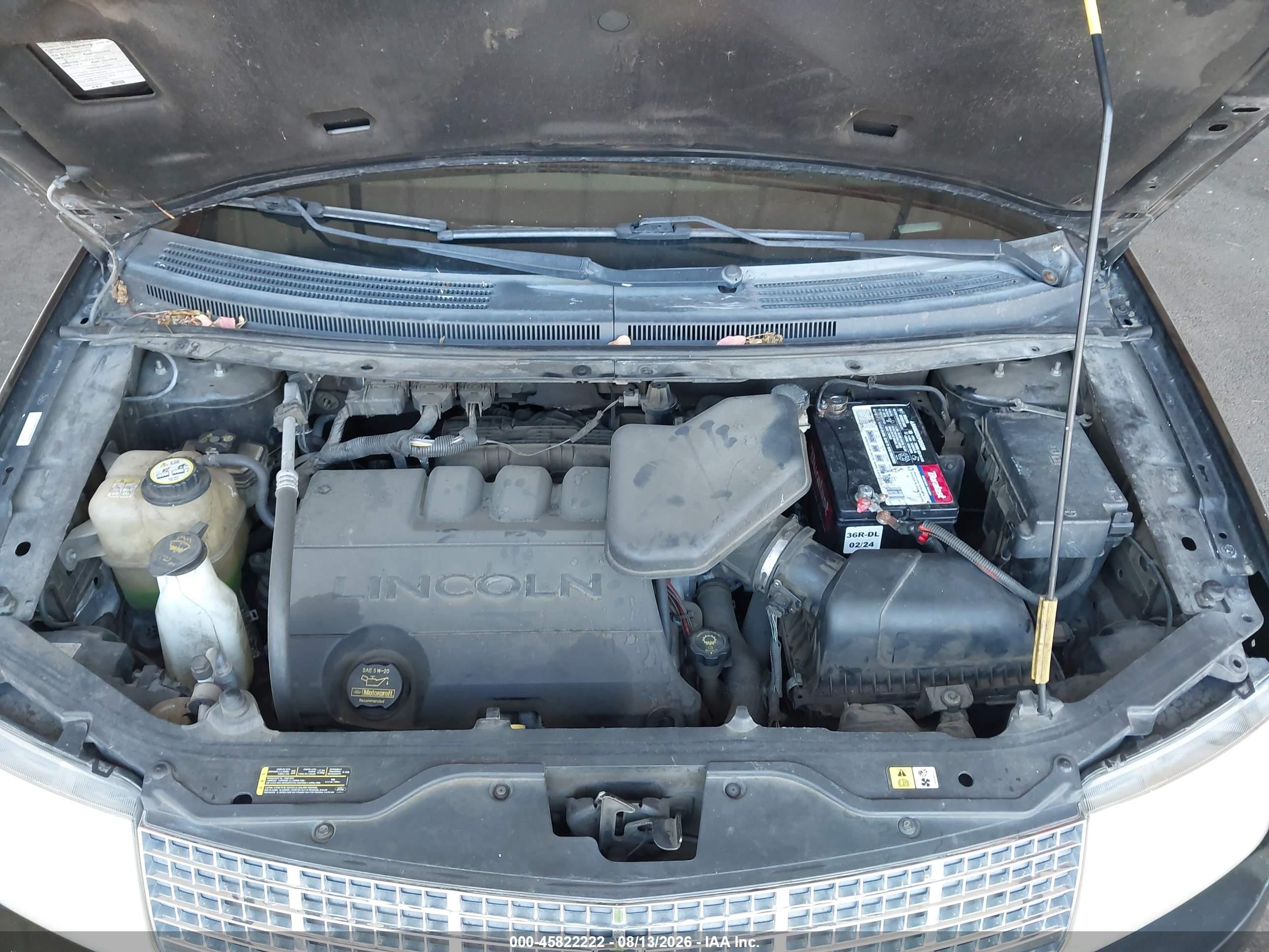 2008 Lincoln Mkx   Black vin: 2LMDU68C98BJ04424