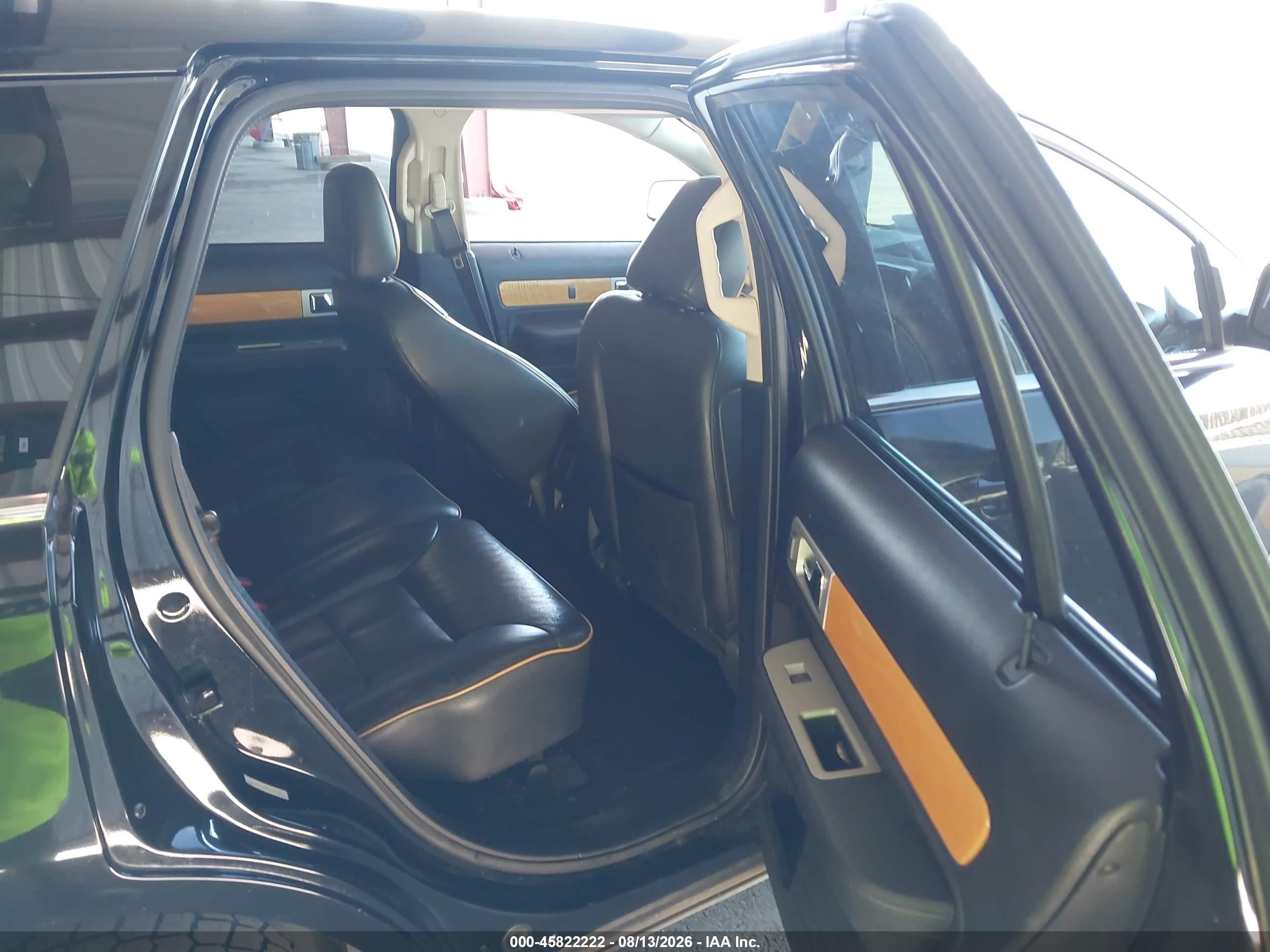 2008 Lincoln Mkx   Black vin: 2LMDU68C98BJ04424