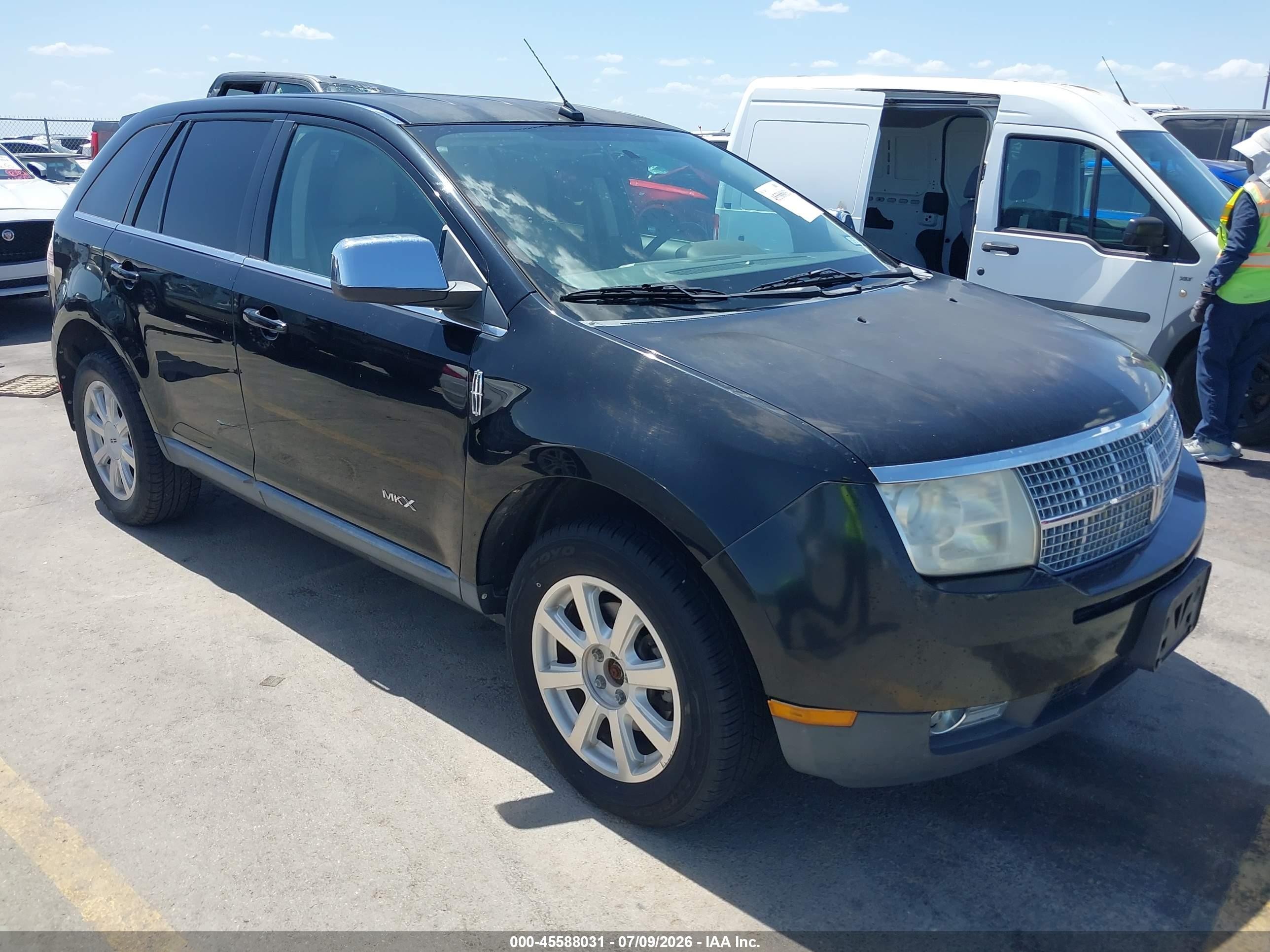 2008 Lincoln Mkx   Black vin: 2LMDU68C98BJ22776