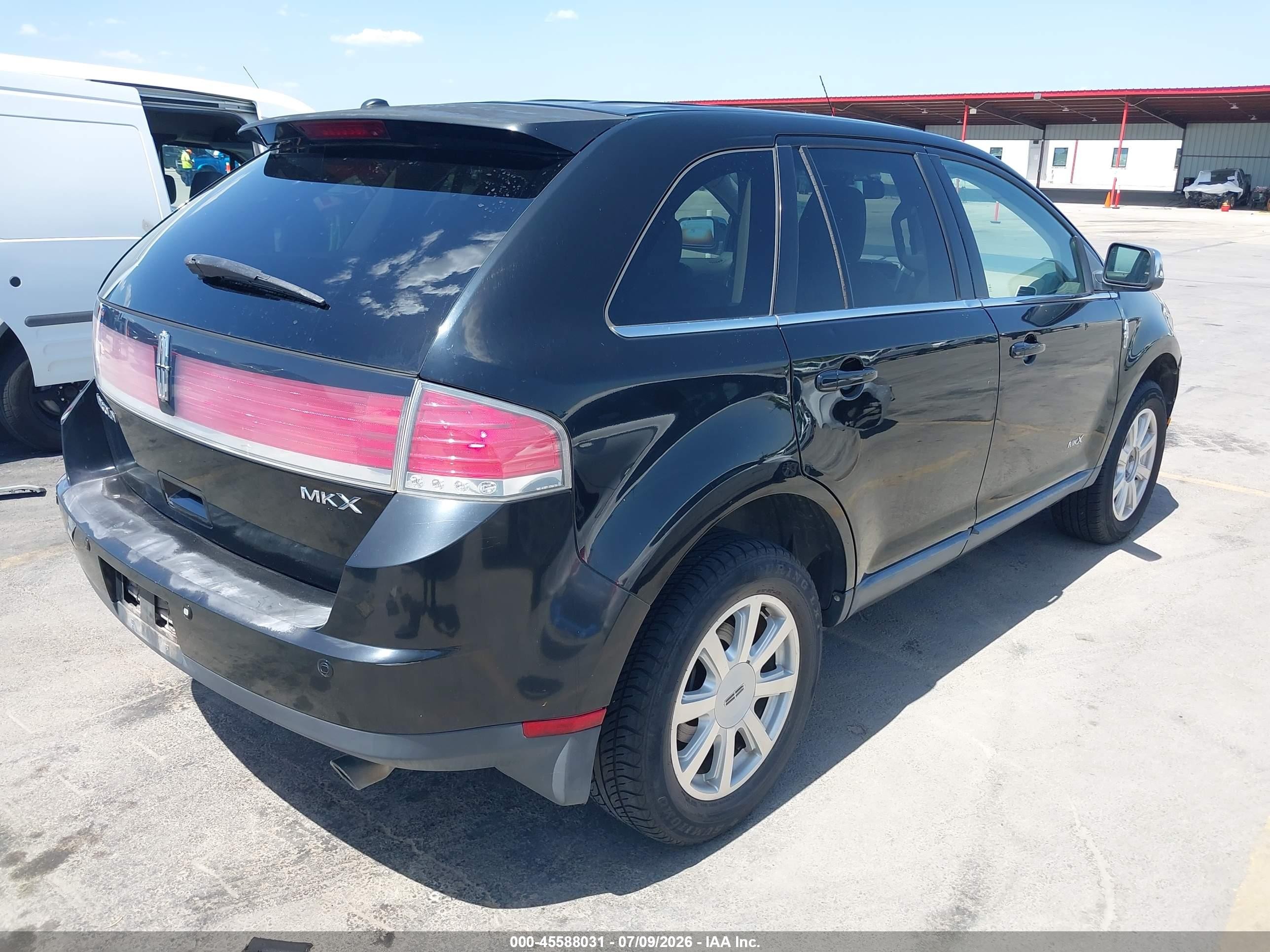 2008 Lincoln Mkx   Black vin: 2LMDU68C98BJ22776