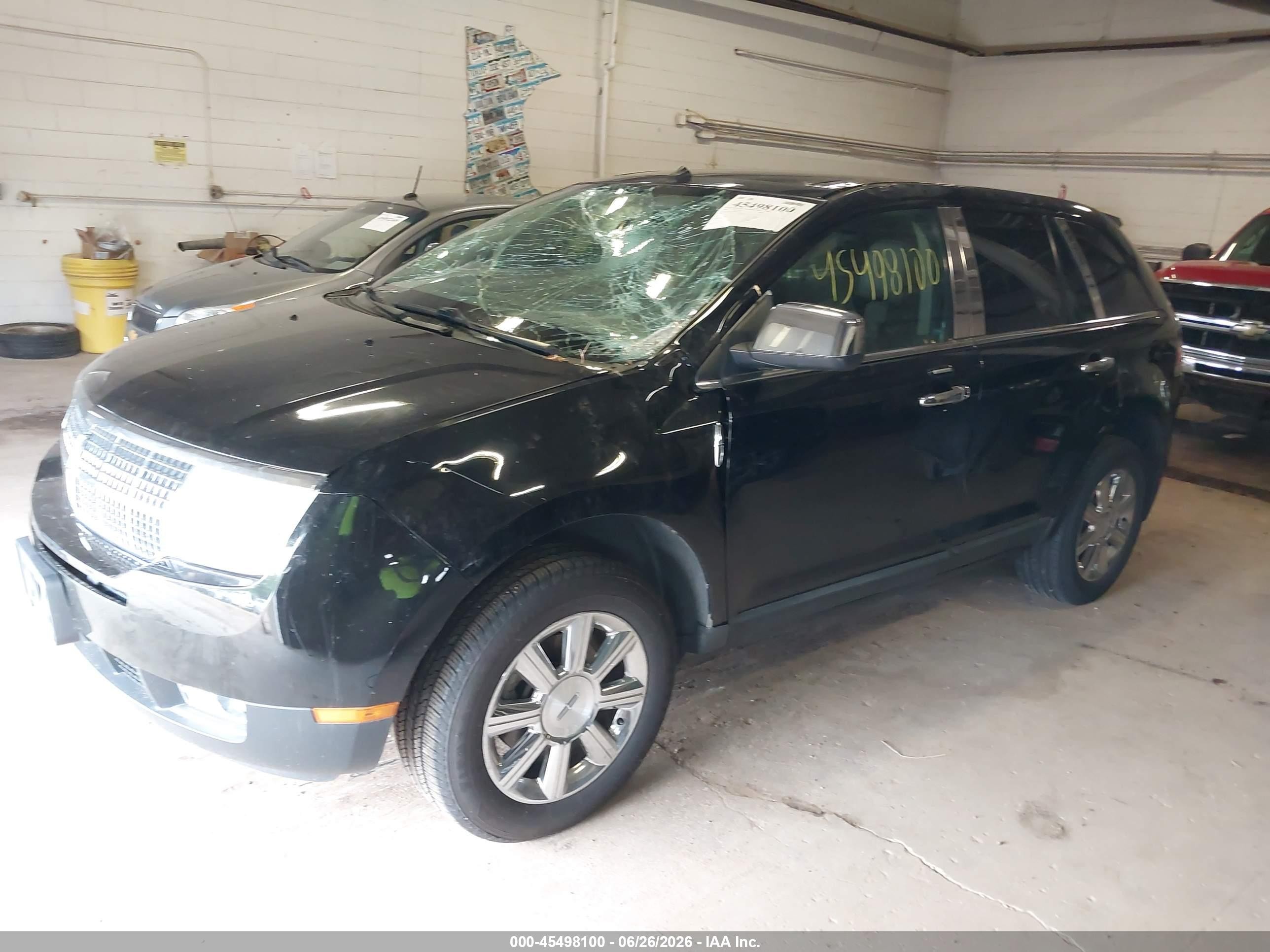 2008 Lincoln Mkx   Black vin: 2LMDU68C98BJ37536