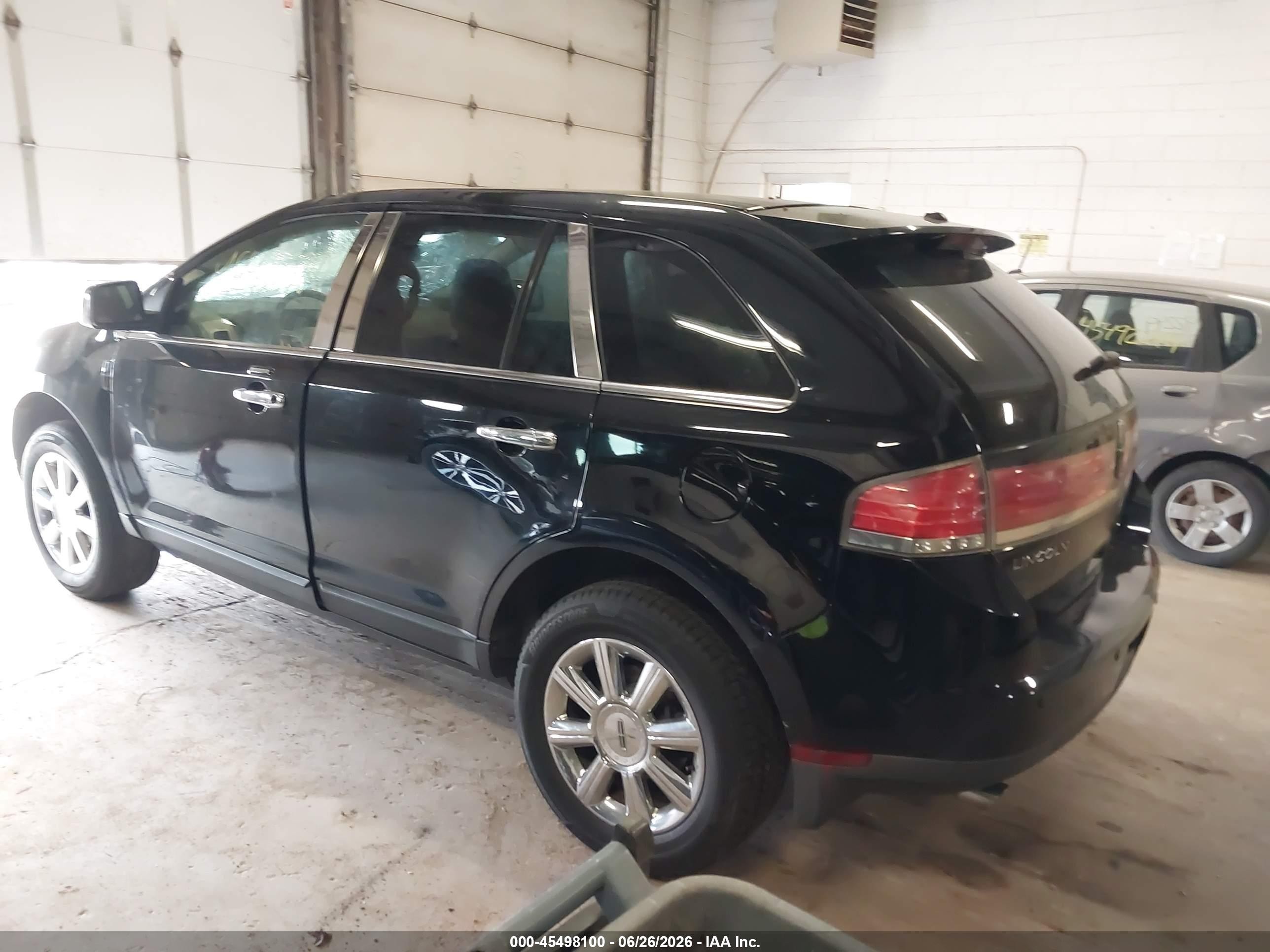 2008 Lincoln Mkx   Black vin: 2LMDU68C98BJ37536