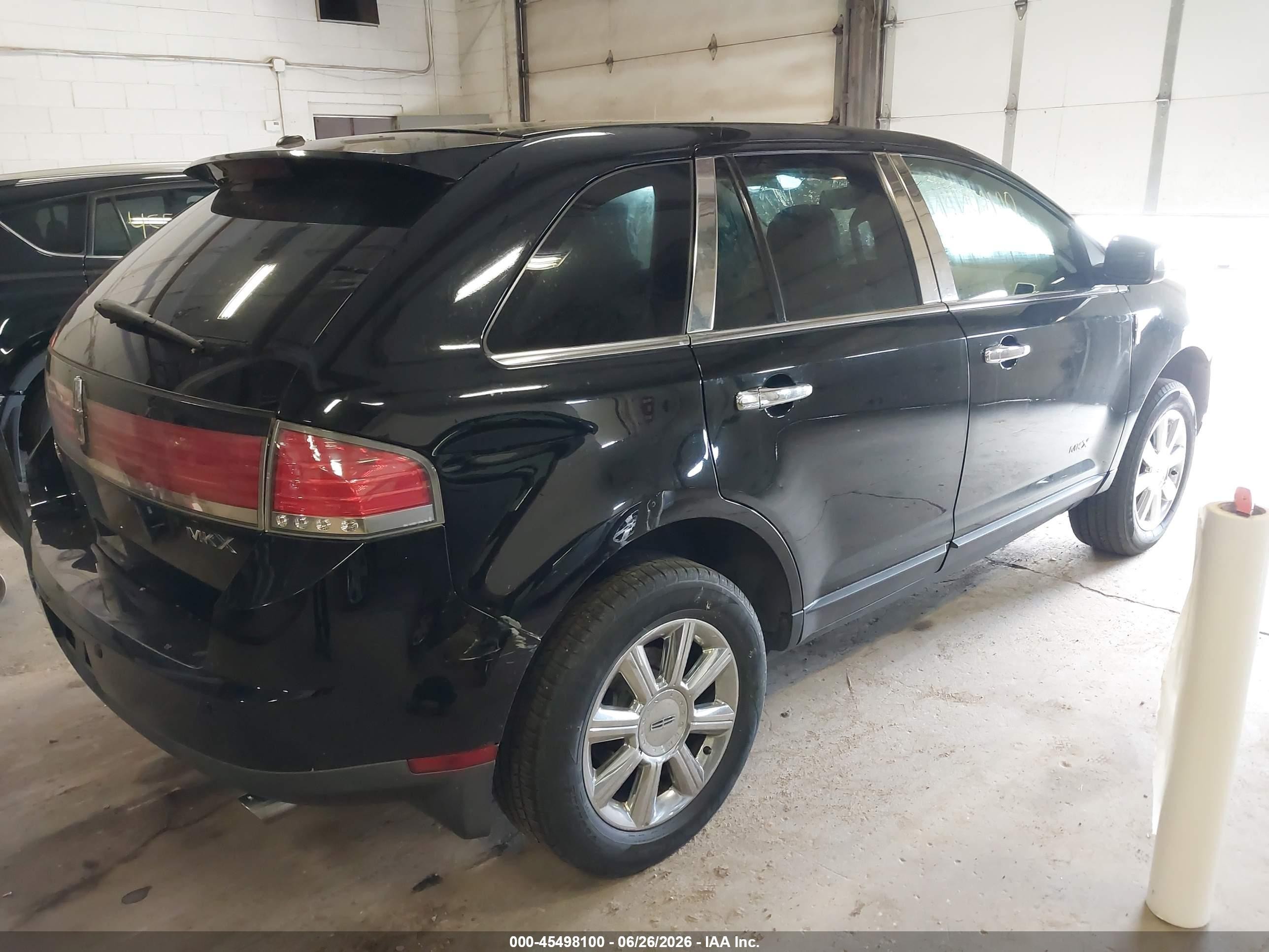 2008 Lincoln Mkx   Black vin: 2LMDU68C98BJ37536