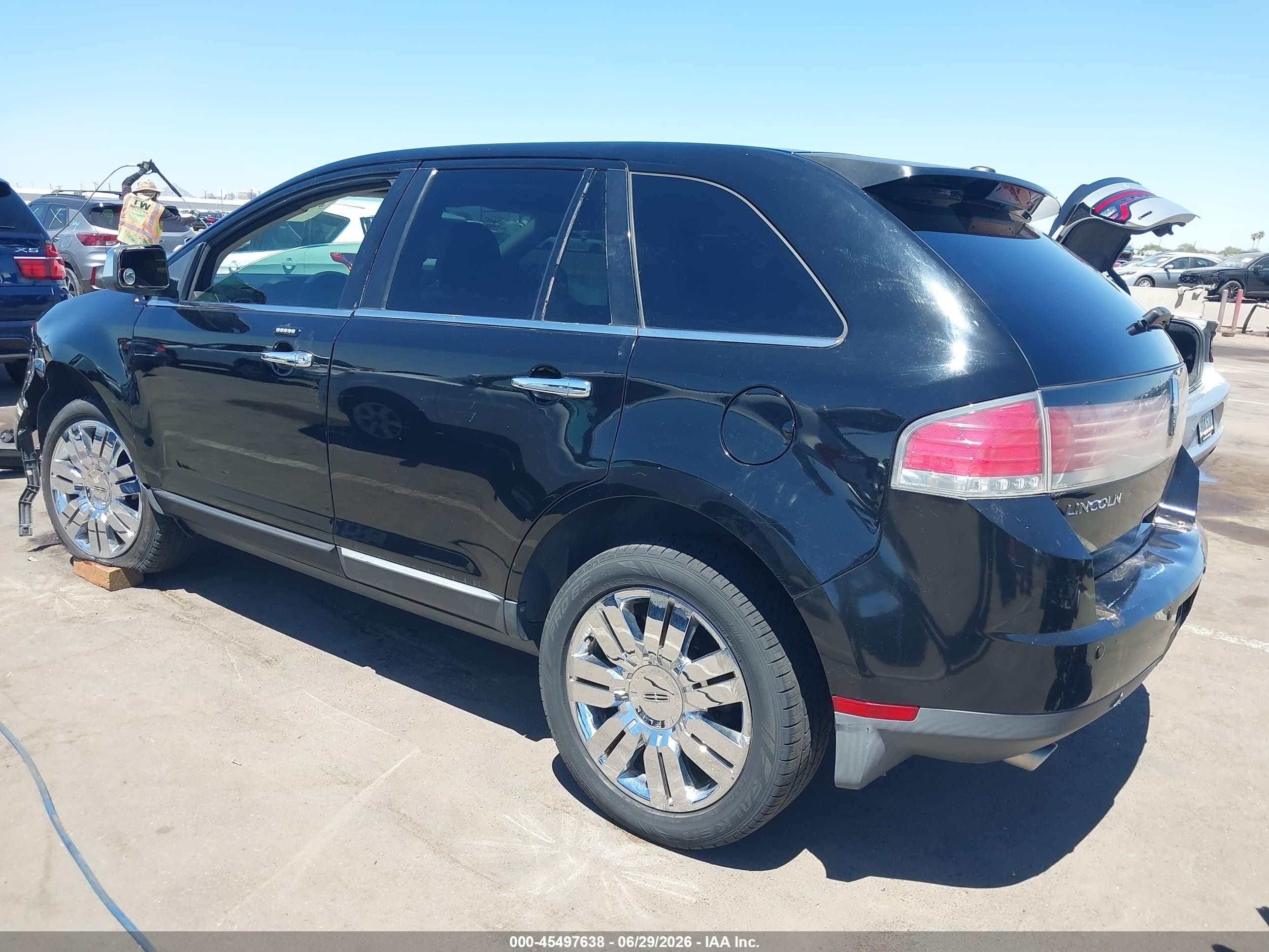 2009 Lincoln Mkx   Black vin: 2LMDU68C99BJ01198